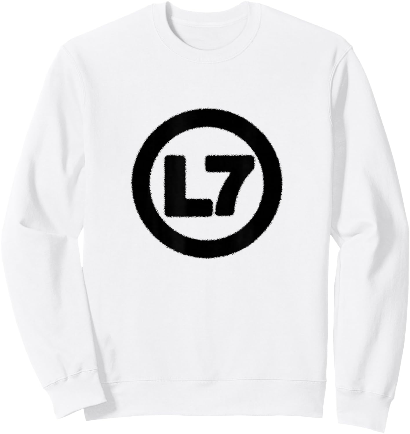 L7 - Spray Logo - Official Merchandise Sweatshirt - Sweatshirt | White