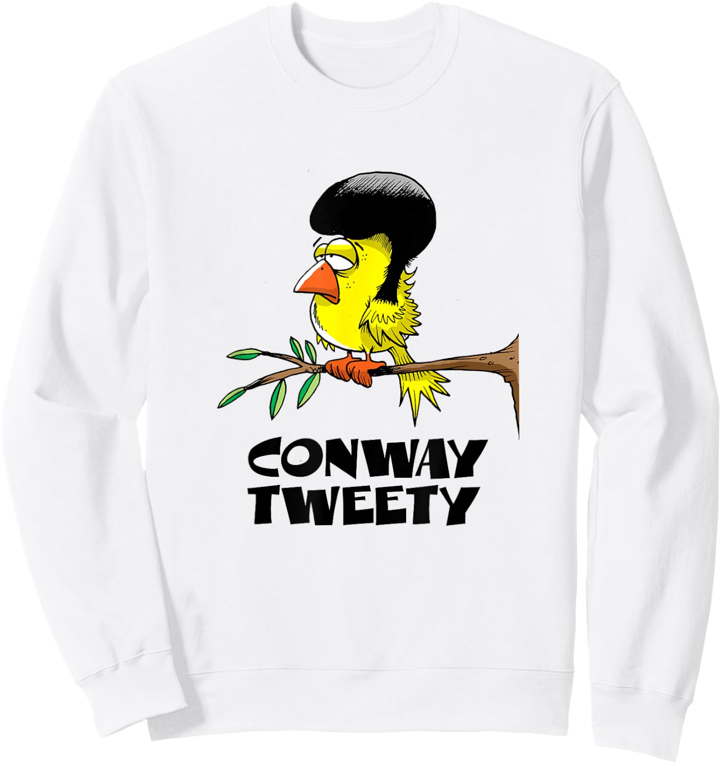 Conway Tweety Funny Bird Cartoon Country Sweatshirt - Sweatshirt | White