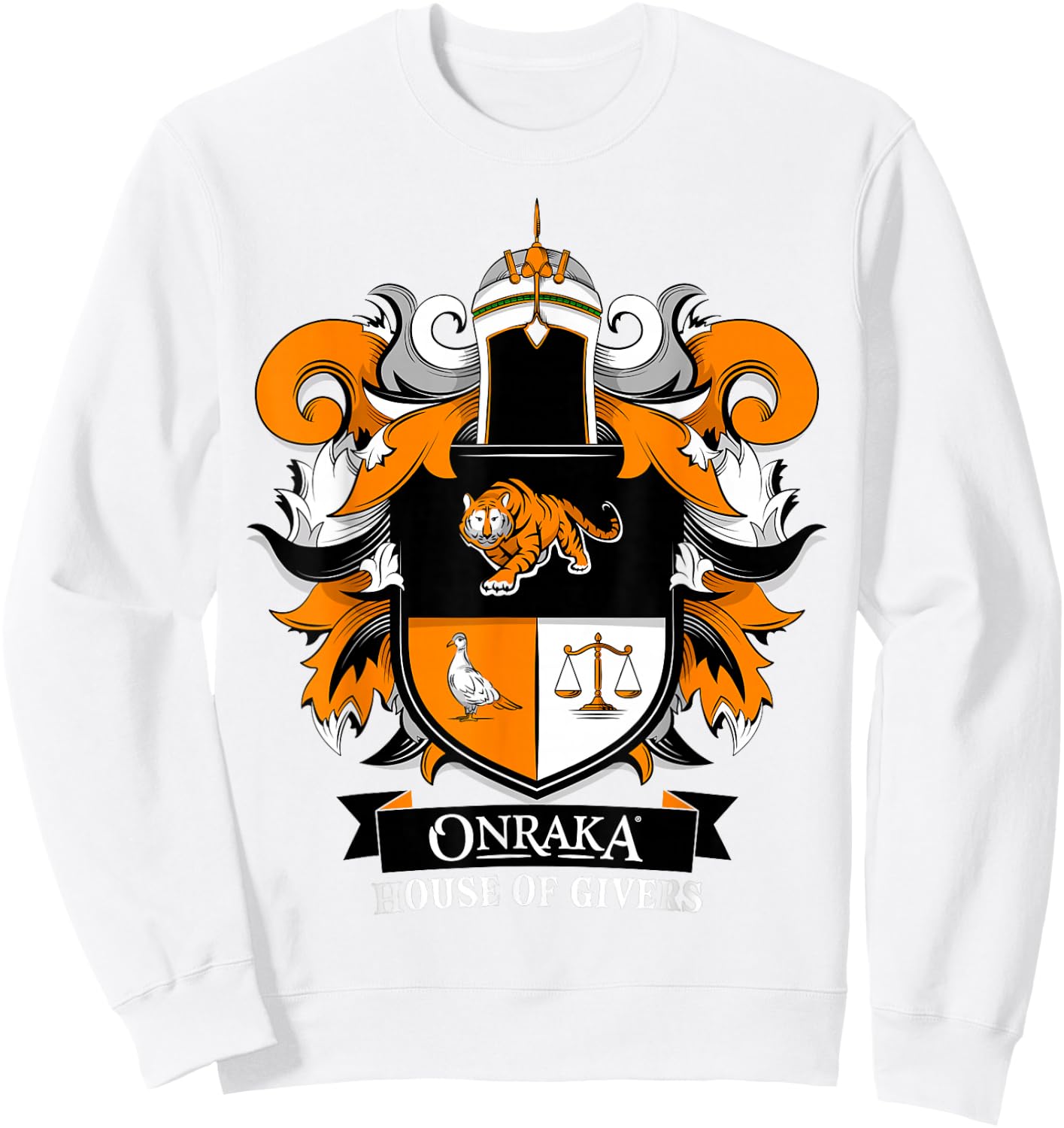 Onraka House Of Unity RCA Unity School Spirit Sweatshirt - Sweatshirt | White