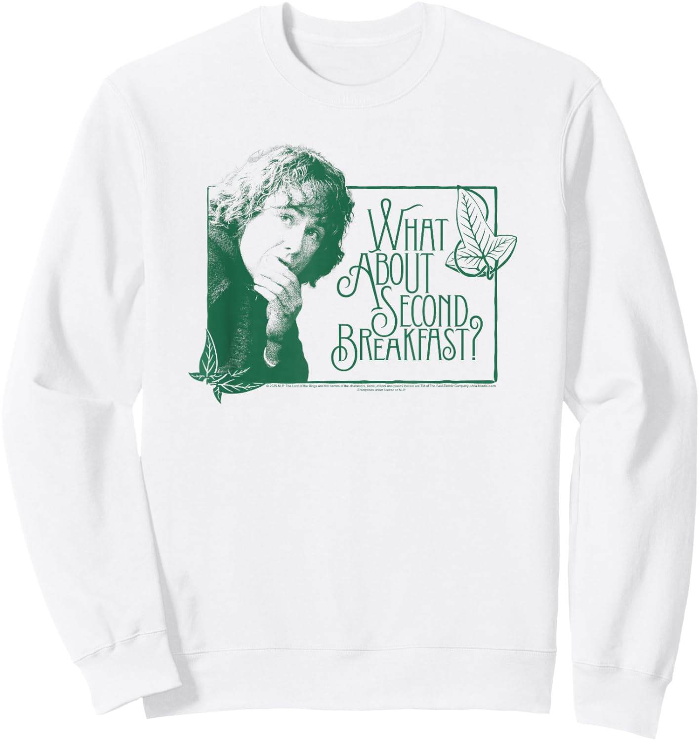 Lord of The Rings Second Breakfast Pippin Sweatshirt - Sweatshirt | White