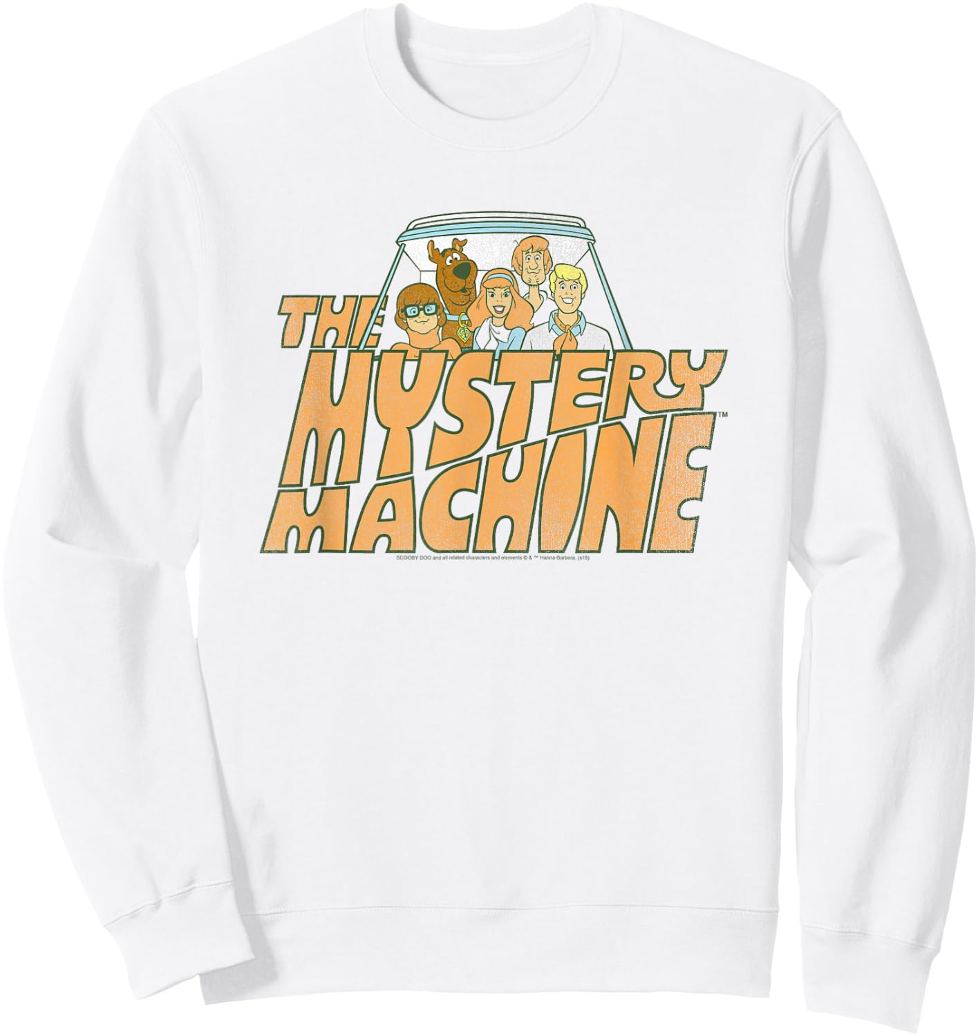 Scooby Doo Mystery Machine Sweatshirt - Sweatshirt | White