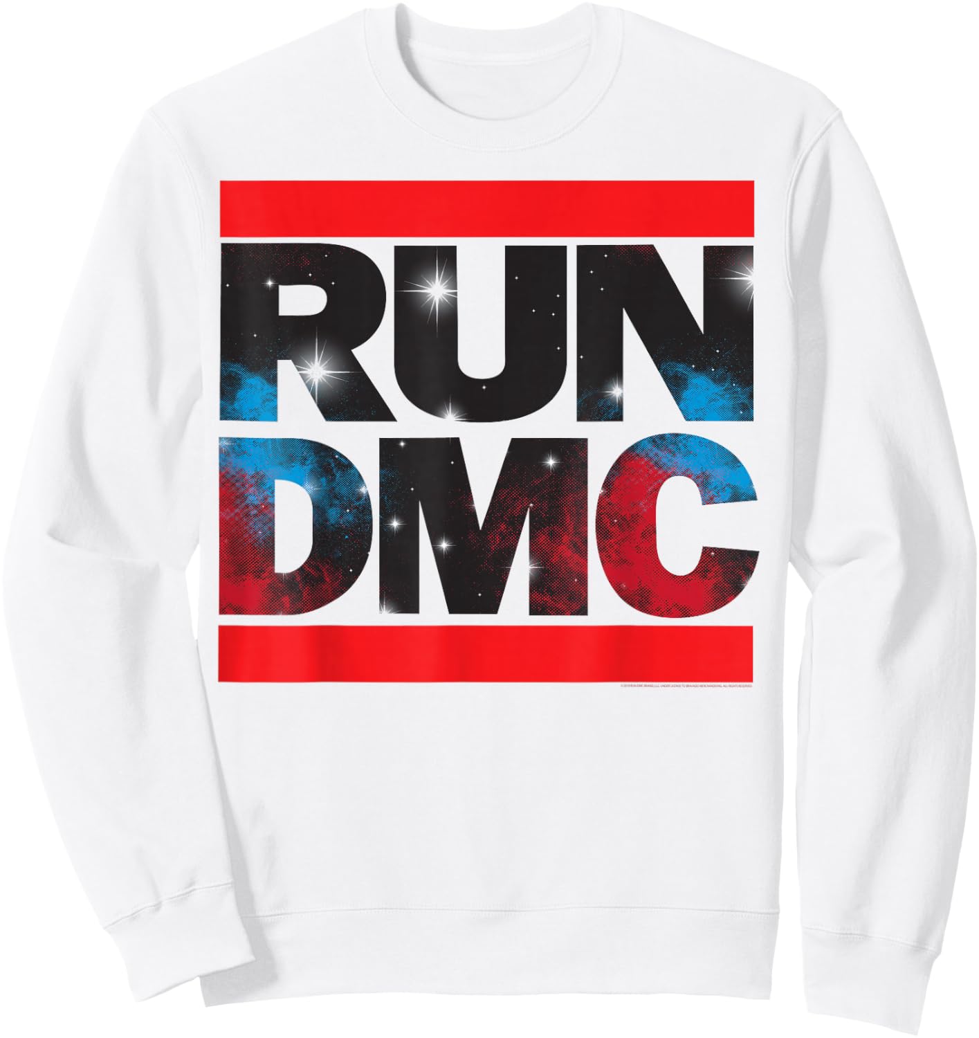 Run DMC Official Cosmic Sweatshirt - Sweatshirt | White