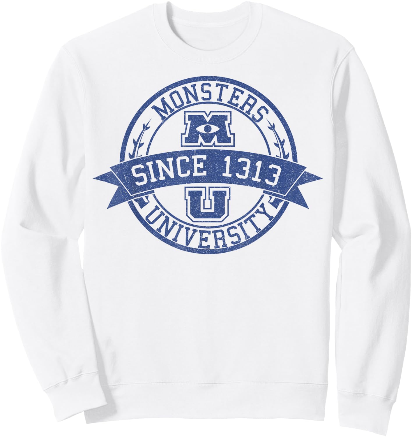 Disney Monsters University Since 1313 Collegiate Badge Sweatshirt - Sweatshirt | White