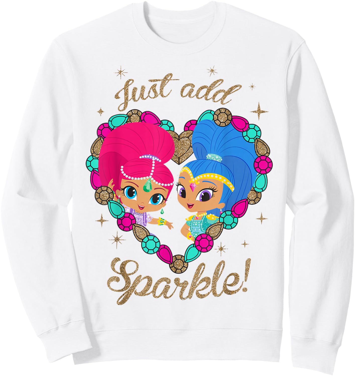 Shimmer & Shine Just Add Sparkle! Sweatshirt - Sweatshirt | White