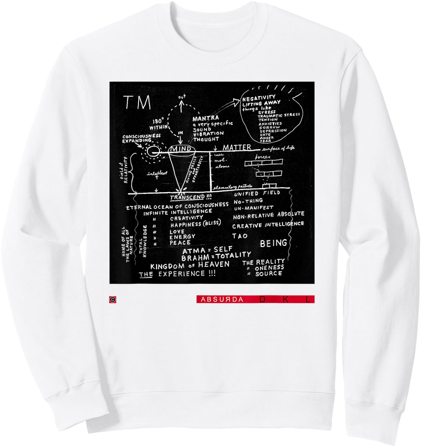 Studio: David Lynch TM Unified Field Sweatshirt - Sweatshirt | White