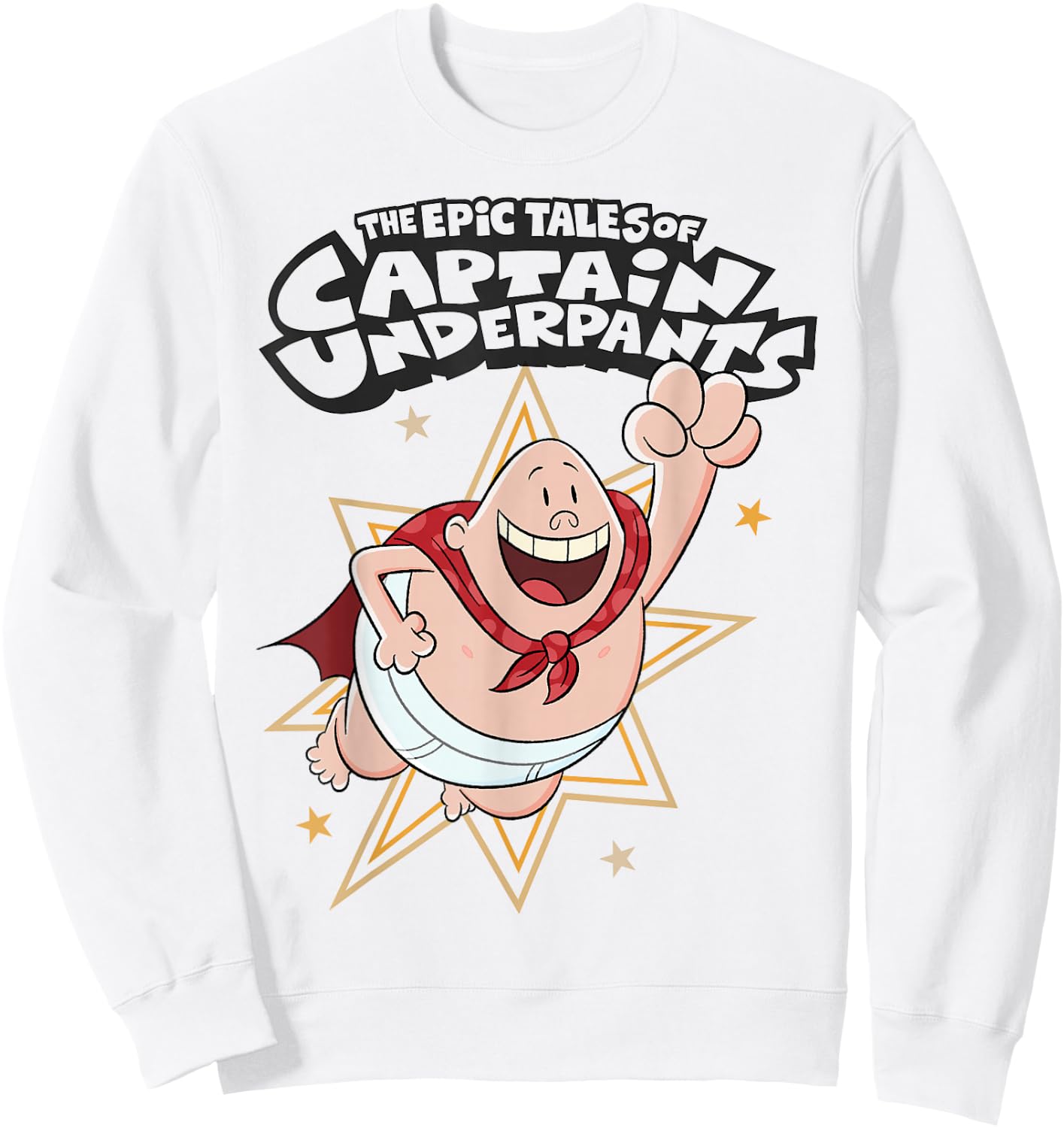 Captain Underpants The First Epic Movie Burst Sweatshirt - Sweatshirt | White