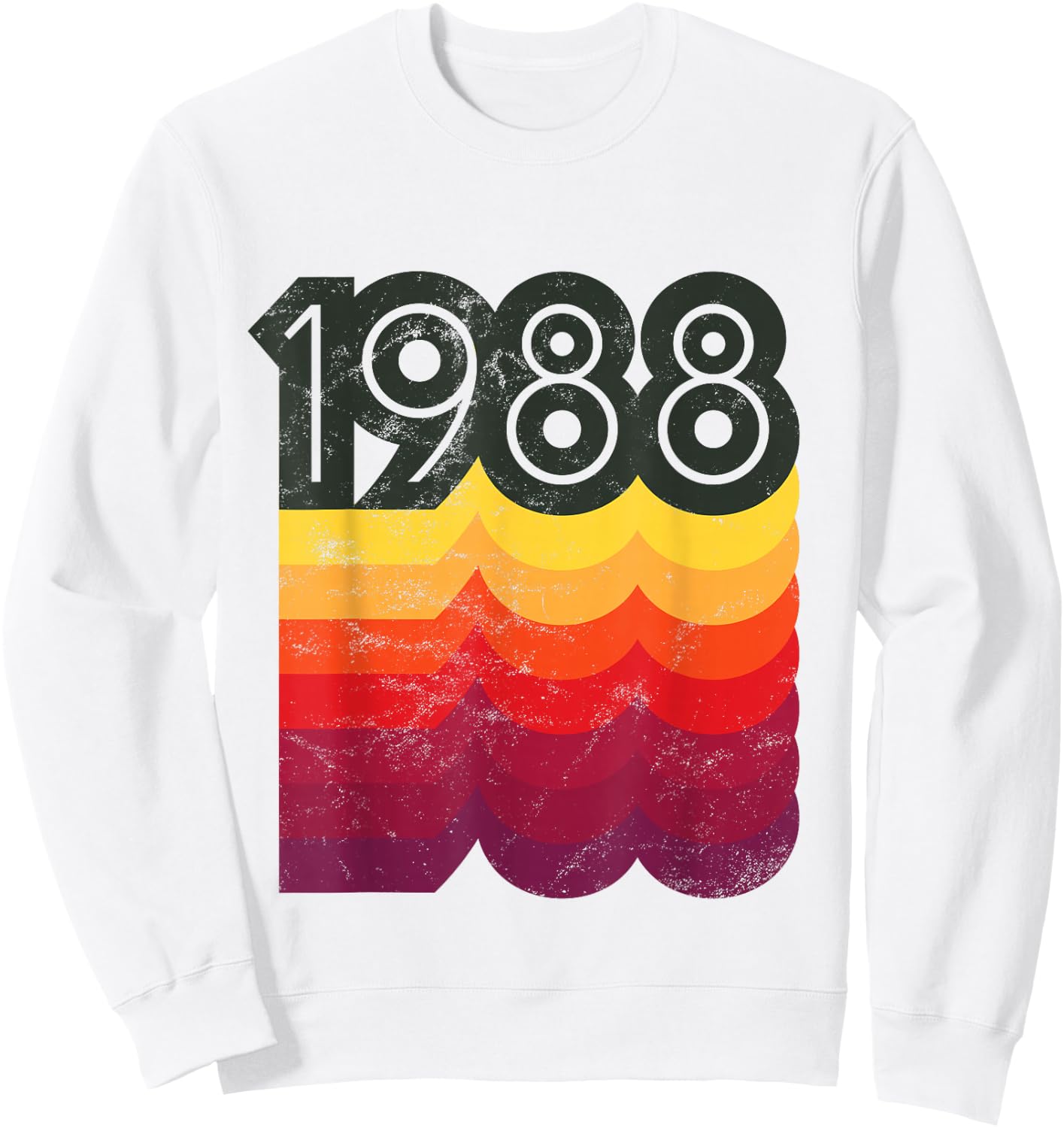 Birthday 80s Style Retro 1988 Sweatshirt - Sweatshirt | White