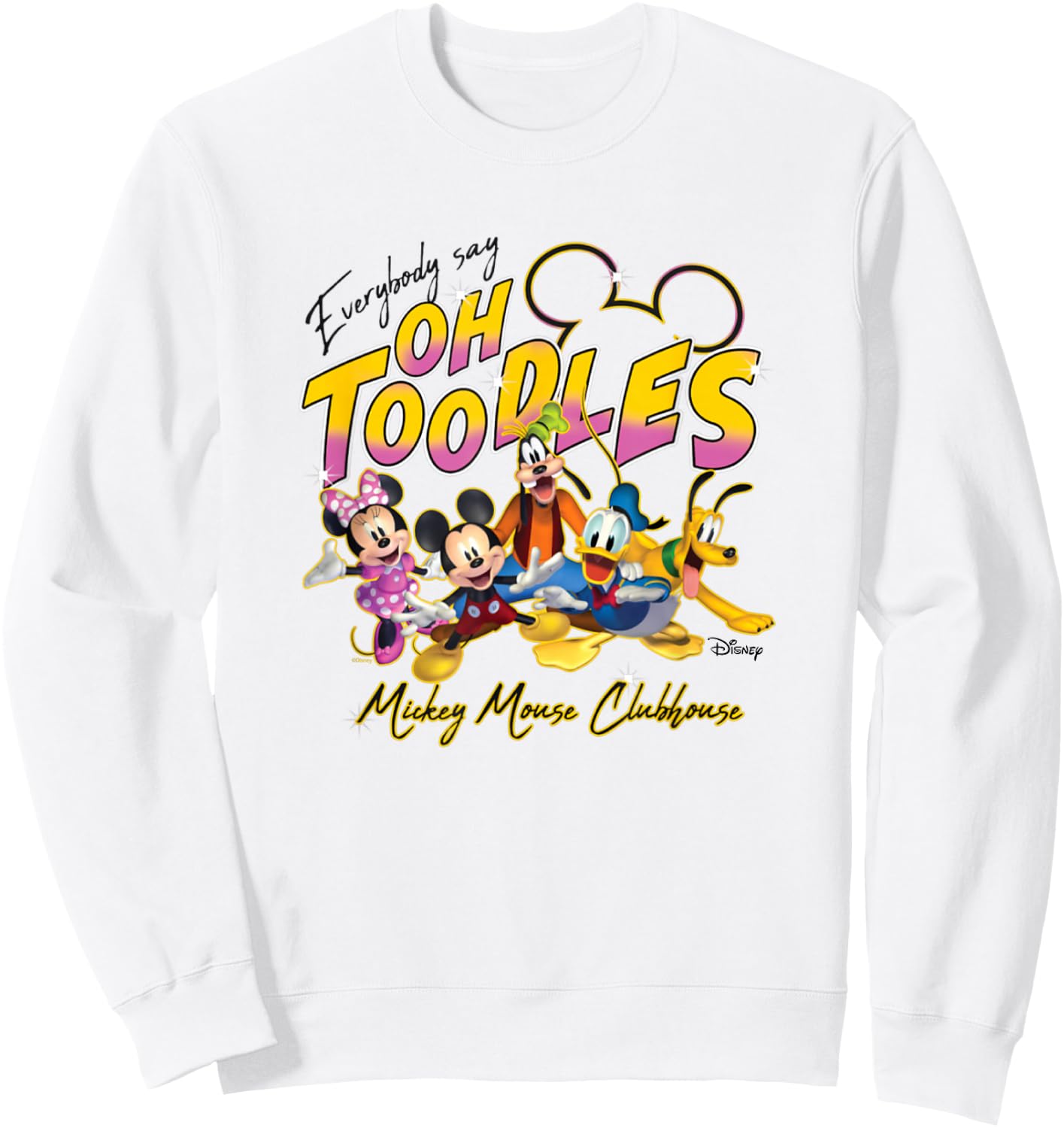 Disney Mickey Mouse Clubhouse Everybody Say Oh Toodles Sweatshirt - Sweatshirt | White