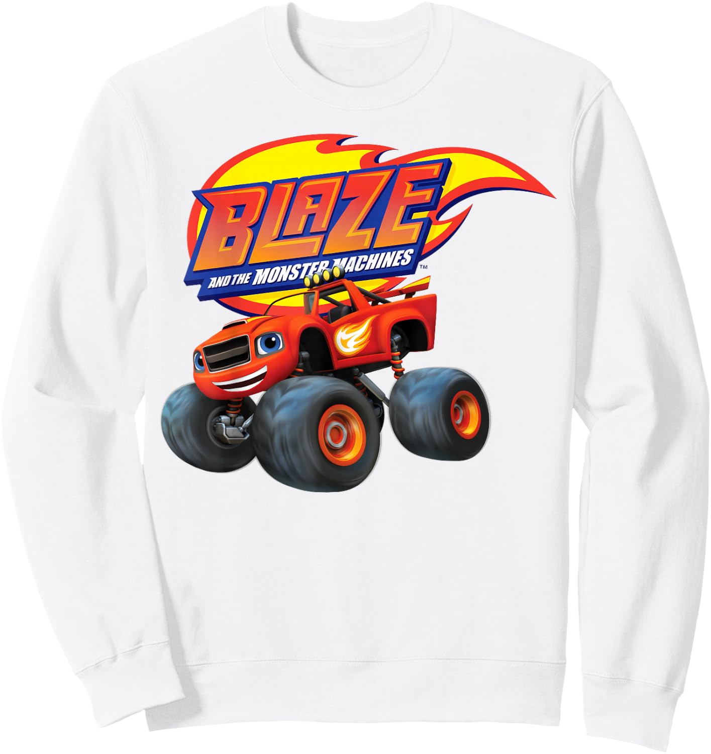 Blaze & The Monster Machines "BLAZE" Sweatshirt - Sweatshirt | White