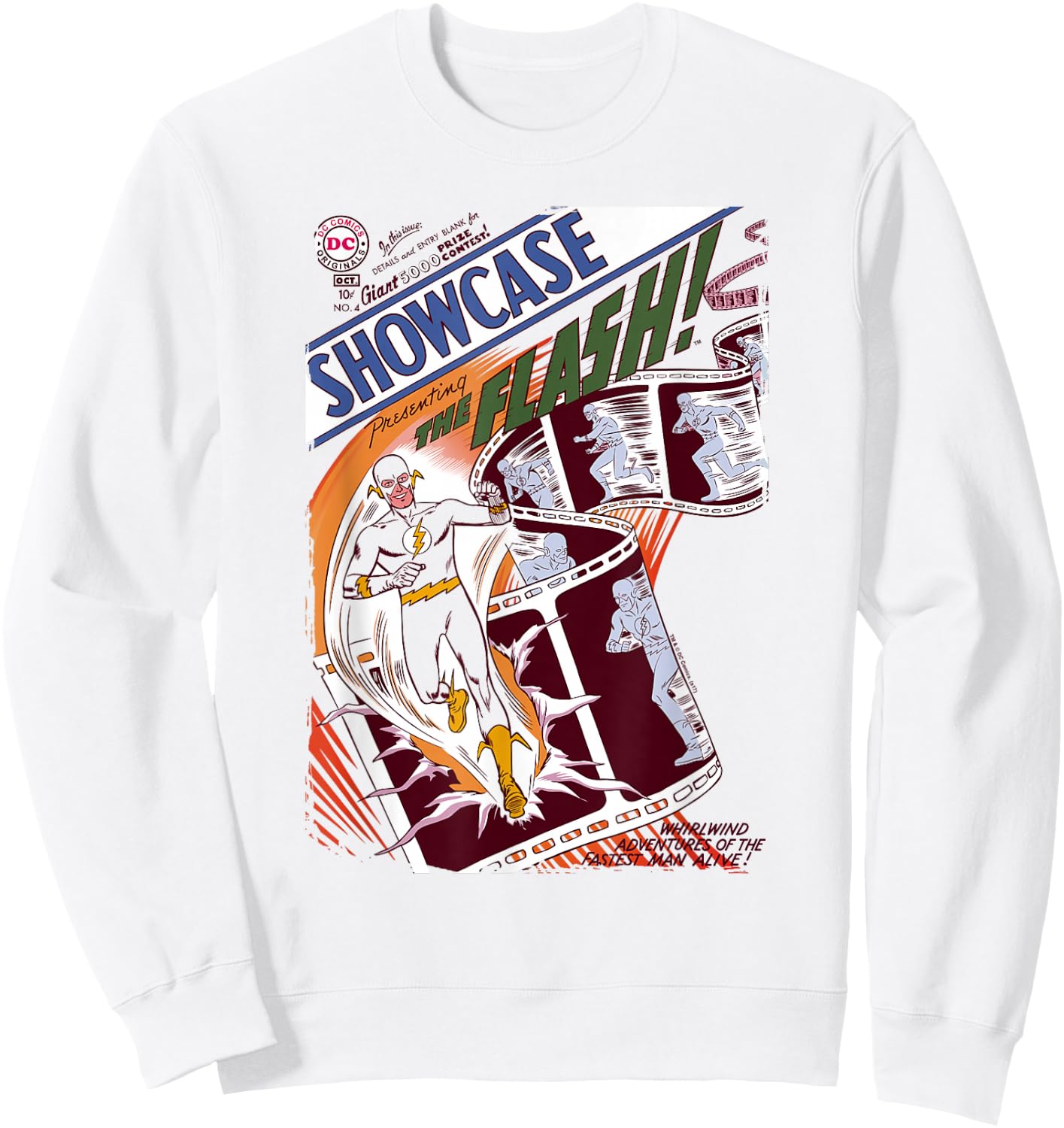 The Flash Showcase #4 Cover Sweatshirt - Sweatshirt | White