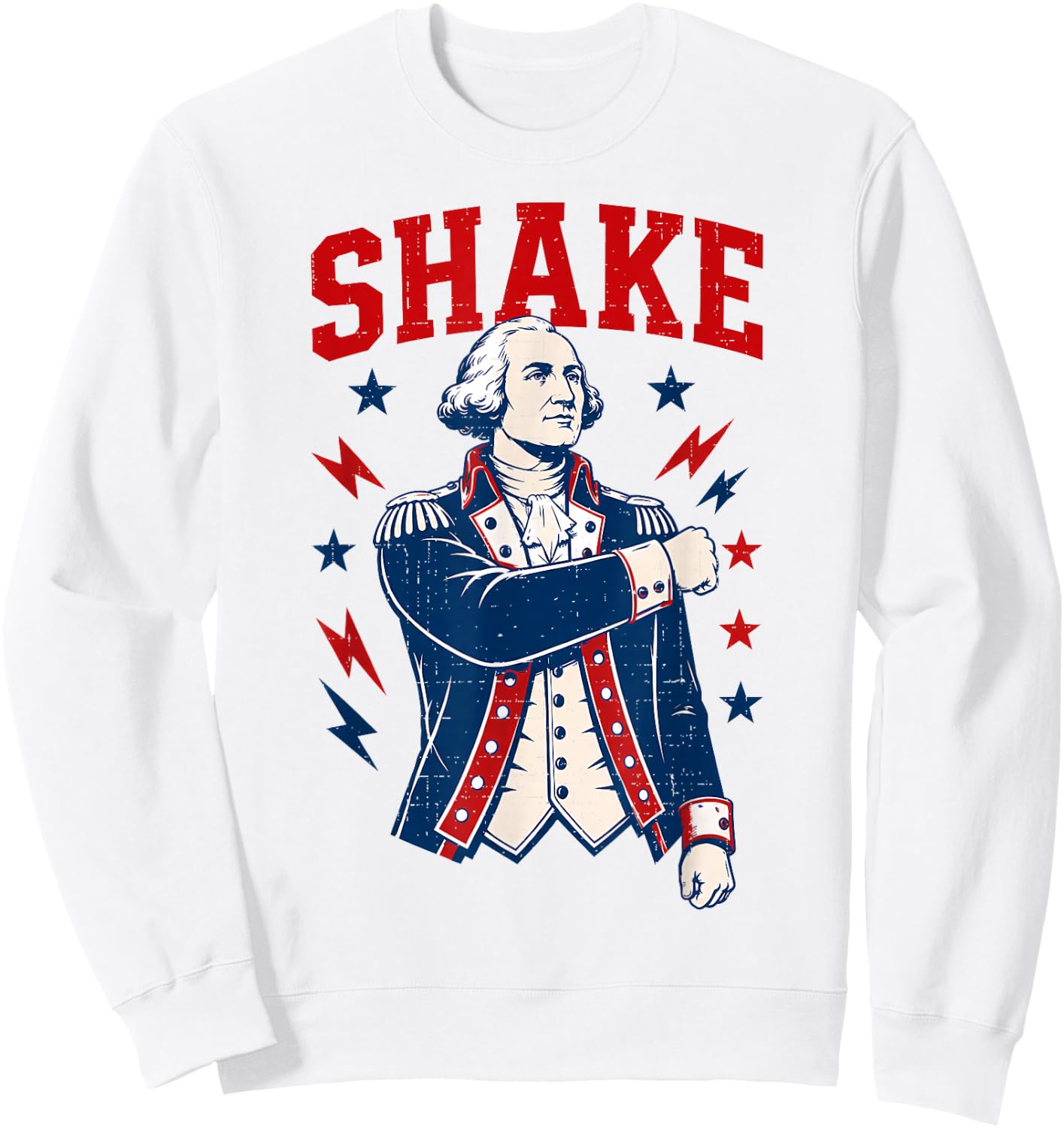 Funny Shake and Bake 4th of July Couple Matching Sweatshirt - Sweatshirt | White