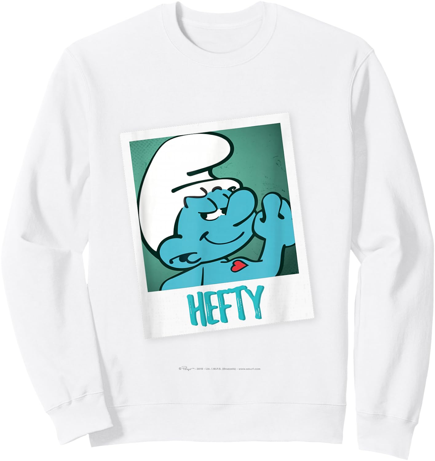 The Smurfs - Hefty Sweatshirt - Sweatshirt | White
