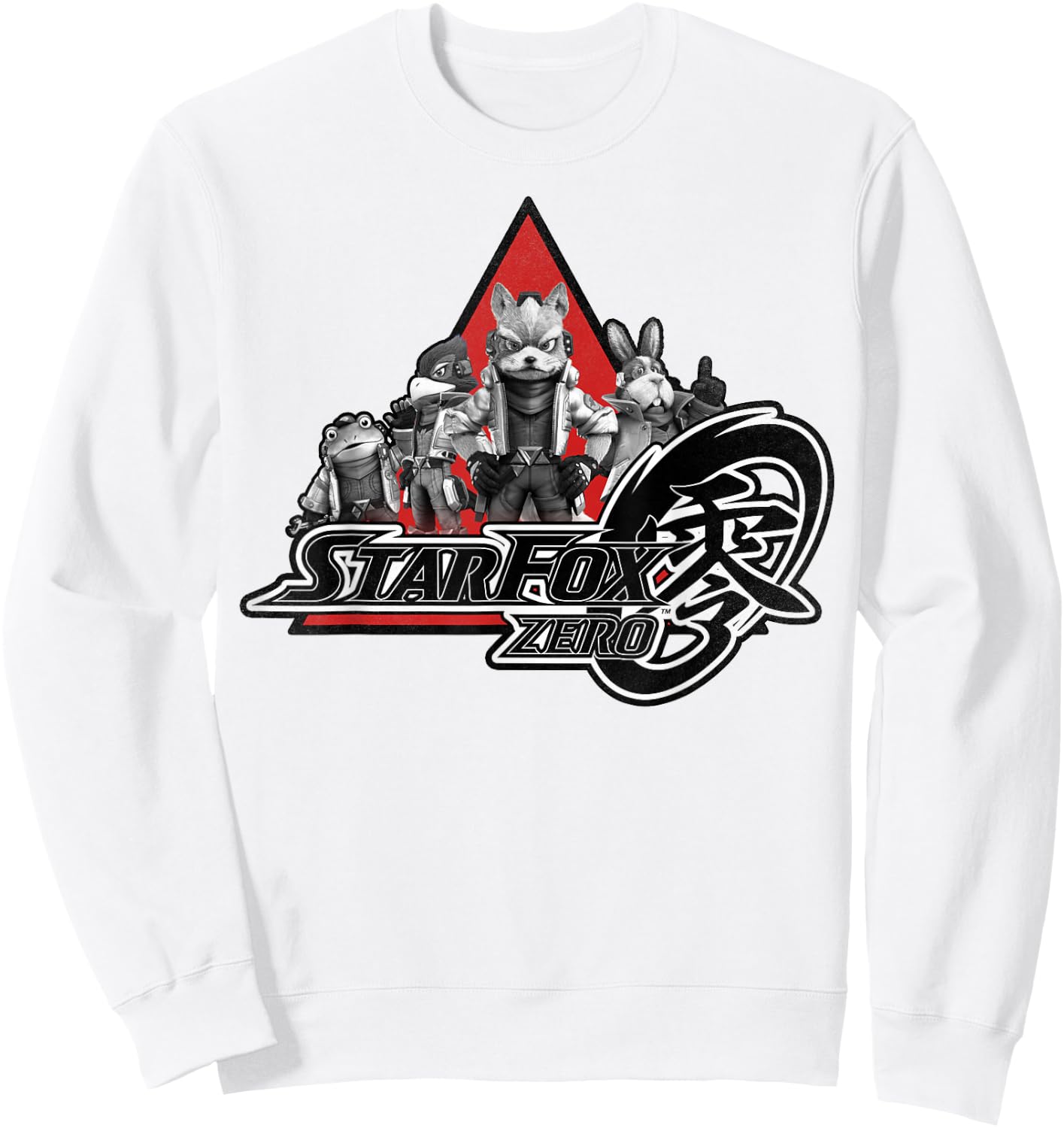 Nintendo Star Fox Zero Group Shot Of Four Graphic Sweatshirt - Sweatshirt | White