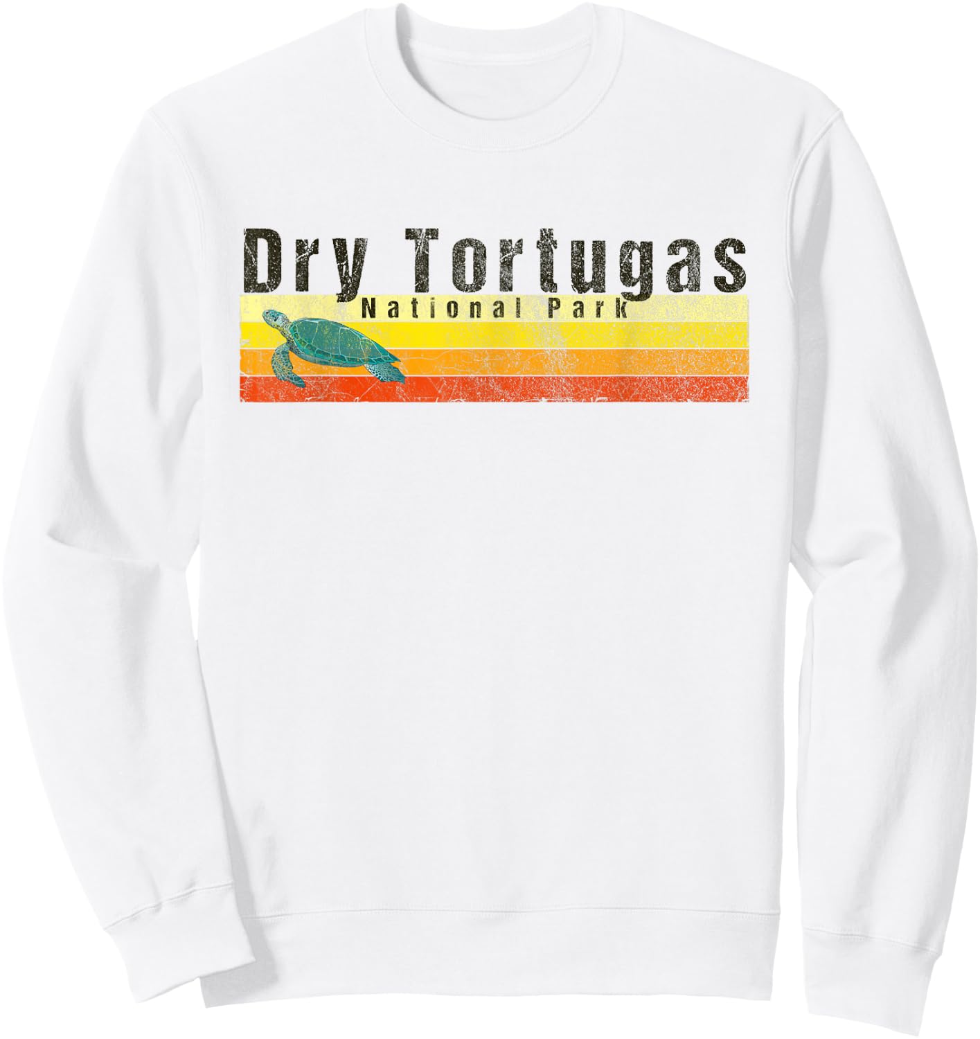 Dry Tortugas National Park / Vintage Florida Gift Sweatshirt - Sweatshirt | White
