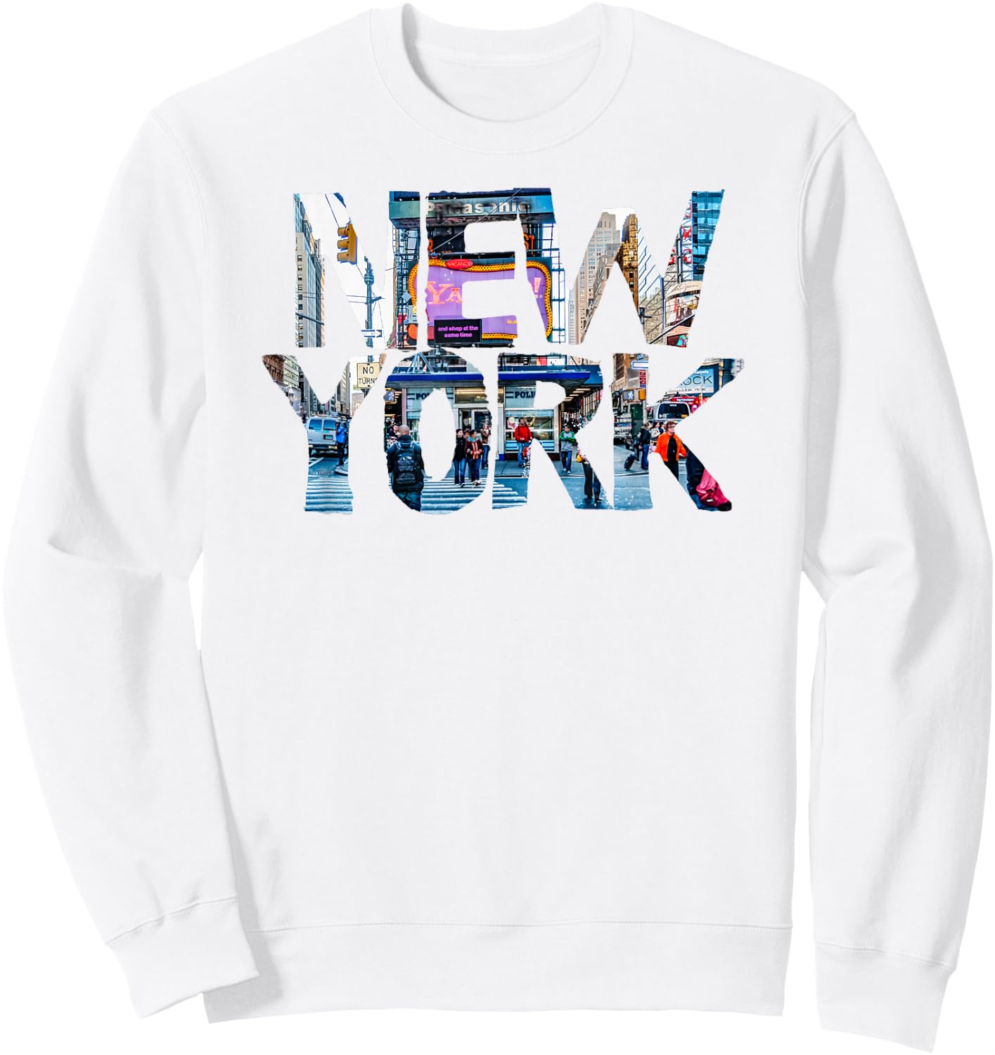 New York Tourist NYC USA I Love NY Hip Hop Gift Women Men Sweatshirt - Sweatshirt | White