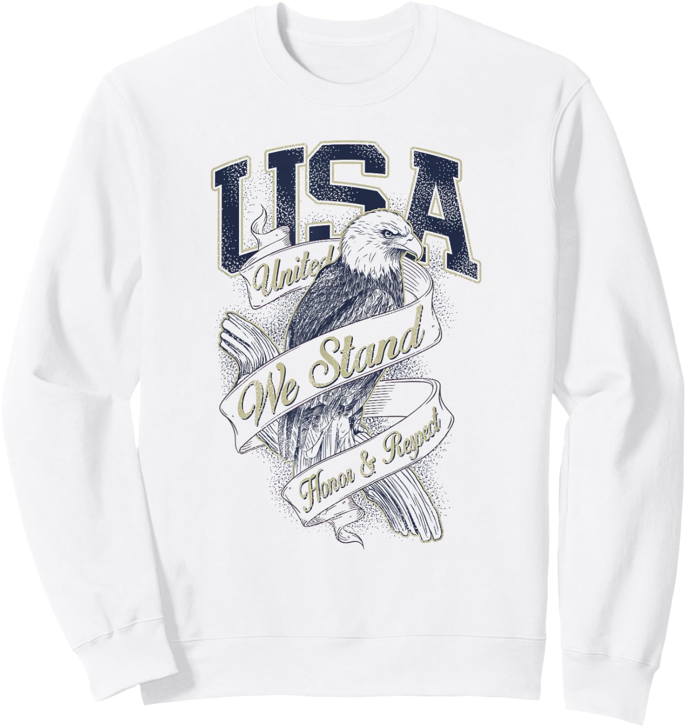 United We Stand USA | Classic Look Sweatshirt - Sweatshirt | White