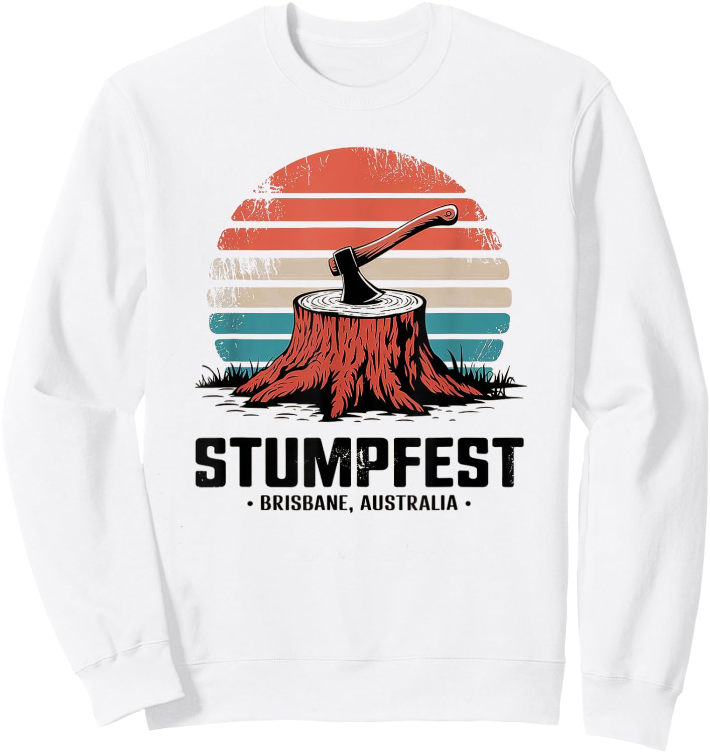 Vintage Stumpfest 2024 Brisbane Get Sweaty Sweatshirt - Sweatshirt | White