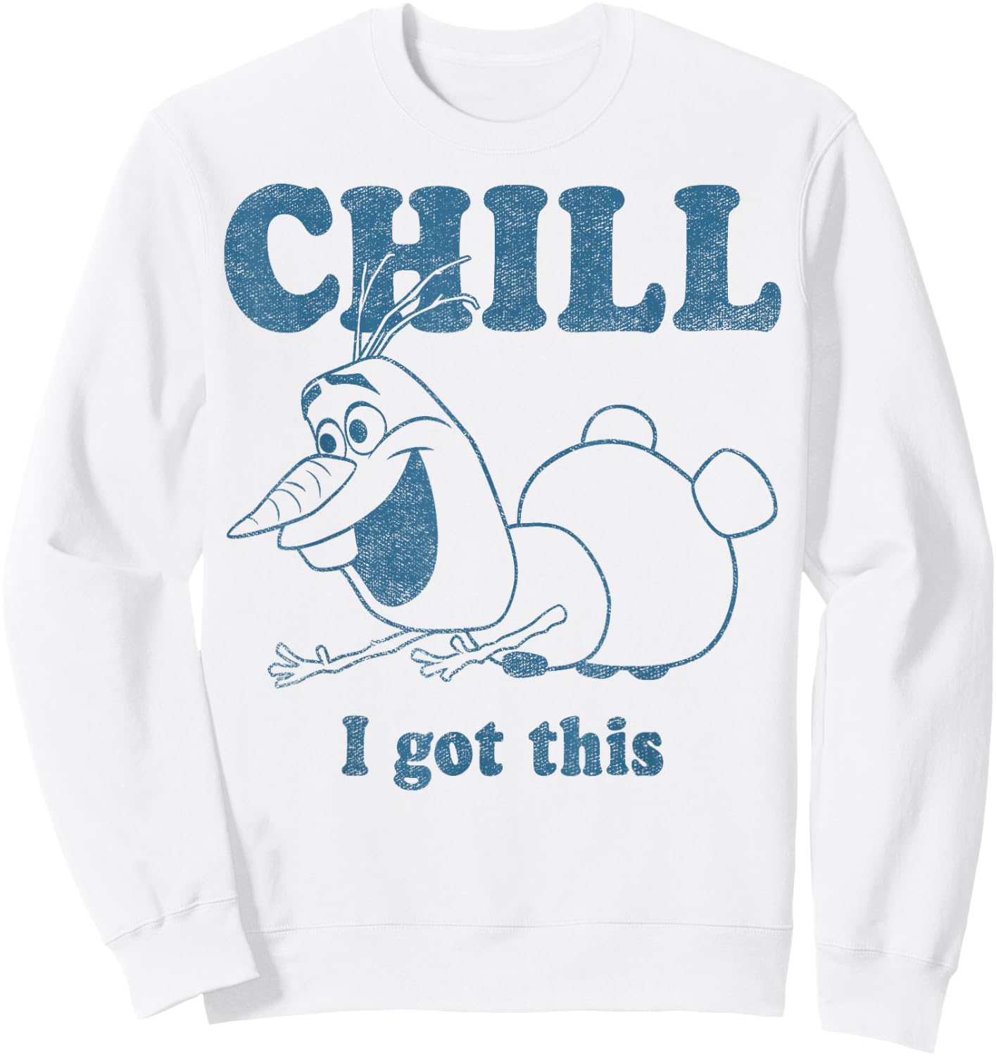 Disney Frozen Olaf Chill I Got This Portrait Sweatshirt - Sweatshirt | White