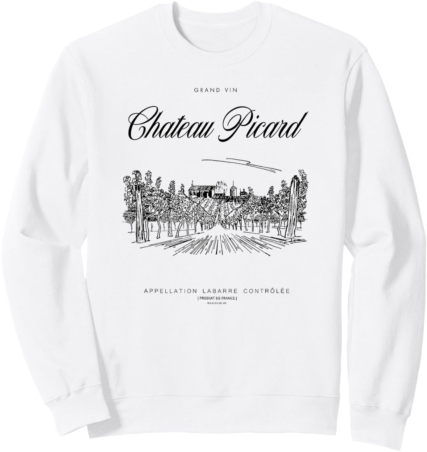 Star Trek: Picard Chateau Picard Sweatshirt - Sweatshirt | White