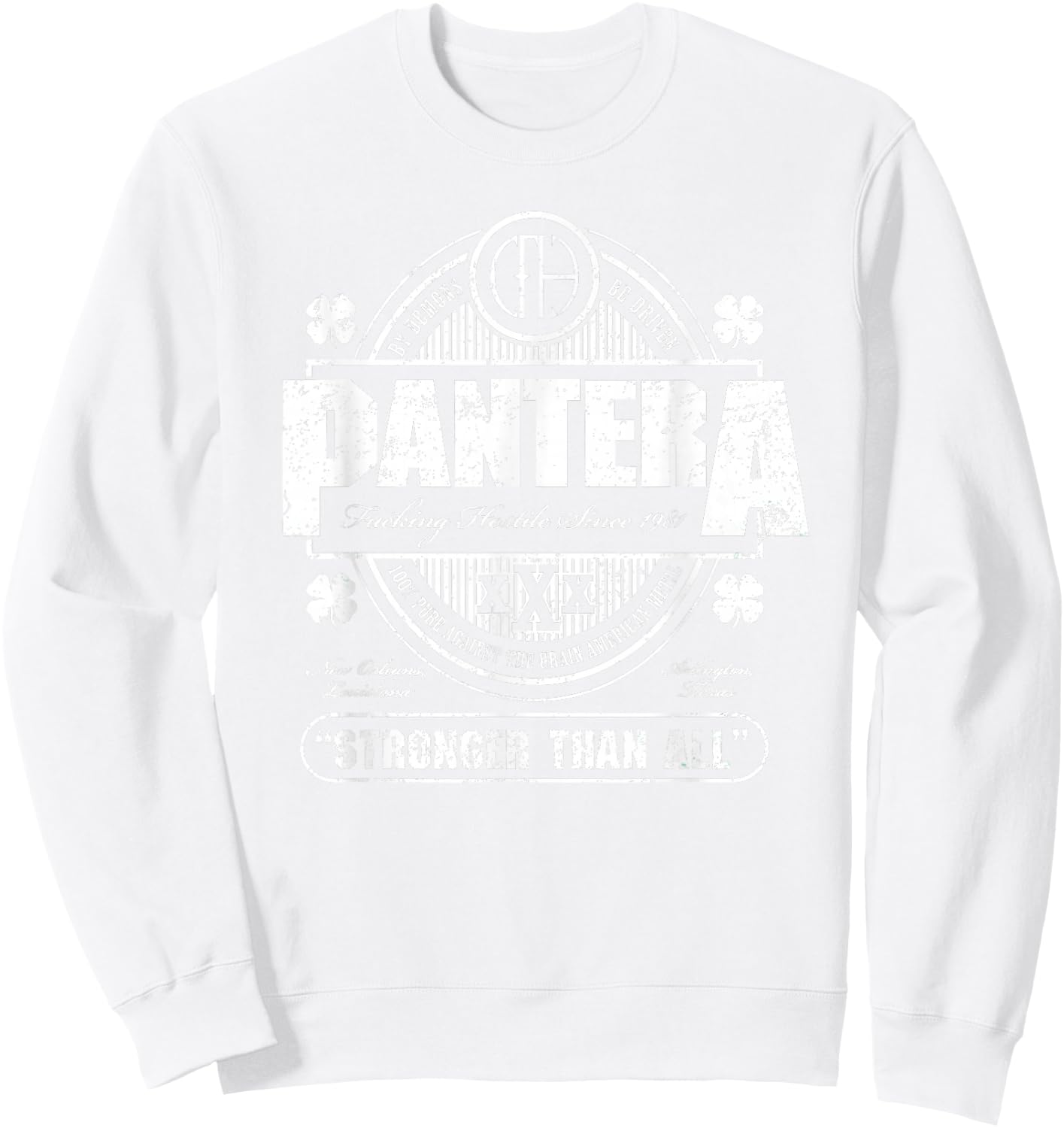 Pantera Official Stronger Than All St Patrick's Day Sweatshirt - Sweatshirt | White