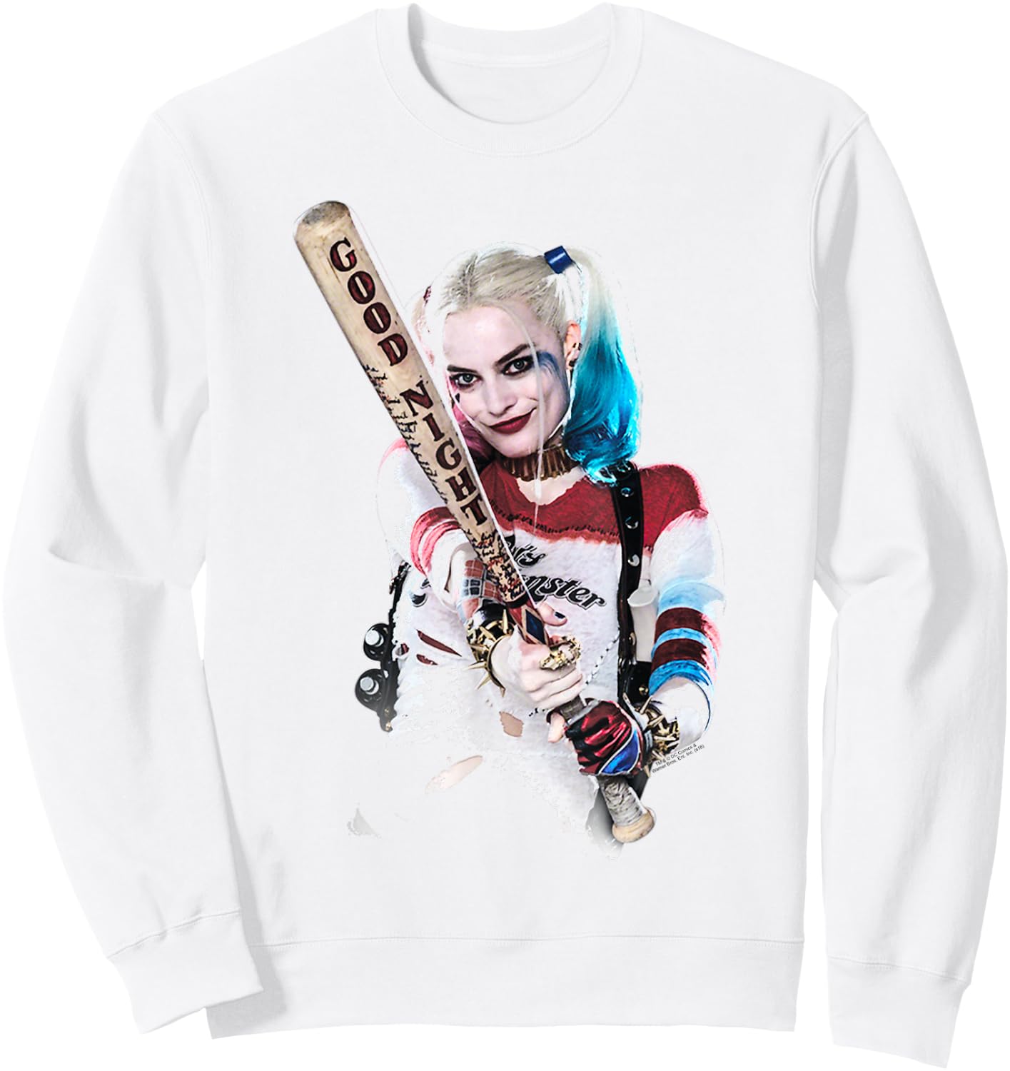 Suicide Squad Harley Quinn Bat at You Sweatshirt - Sweatshirt | White