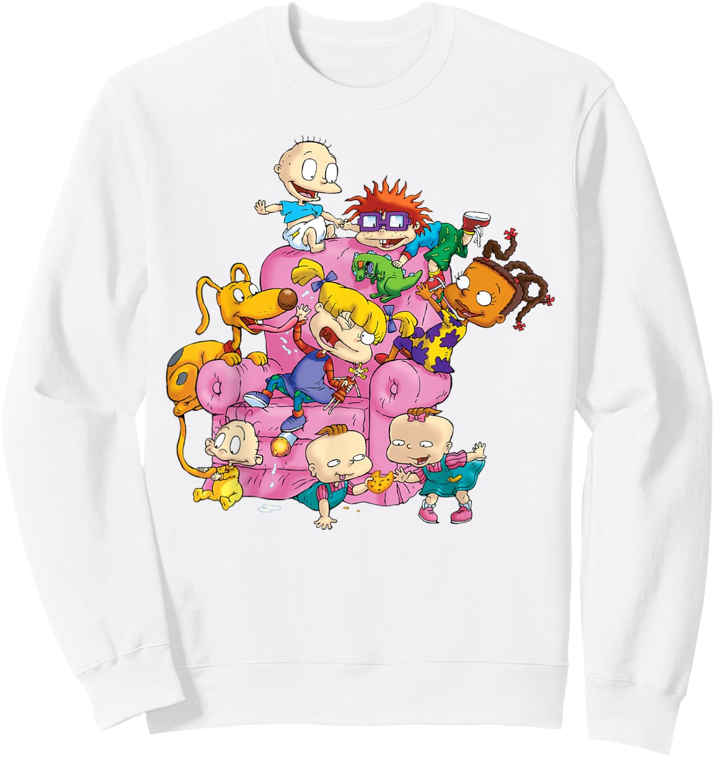 Nickelodeon Rugrats Having Fun Graphic Sweatshirt - Sweatshirt | White