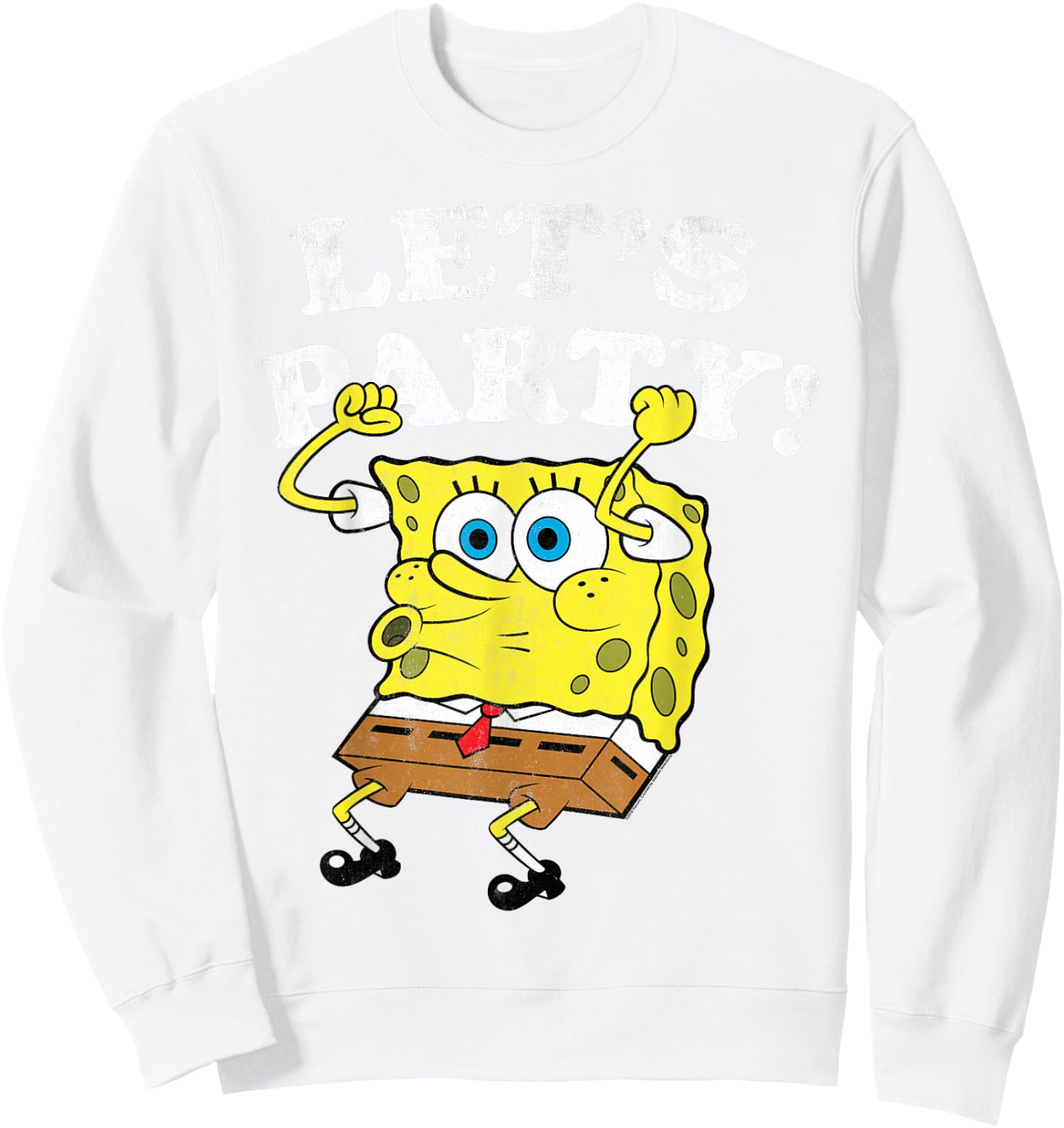 Spongebob Squarepants - Let's Party! Sweatshirt - Sweatshirt | White