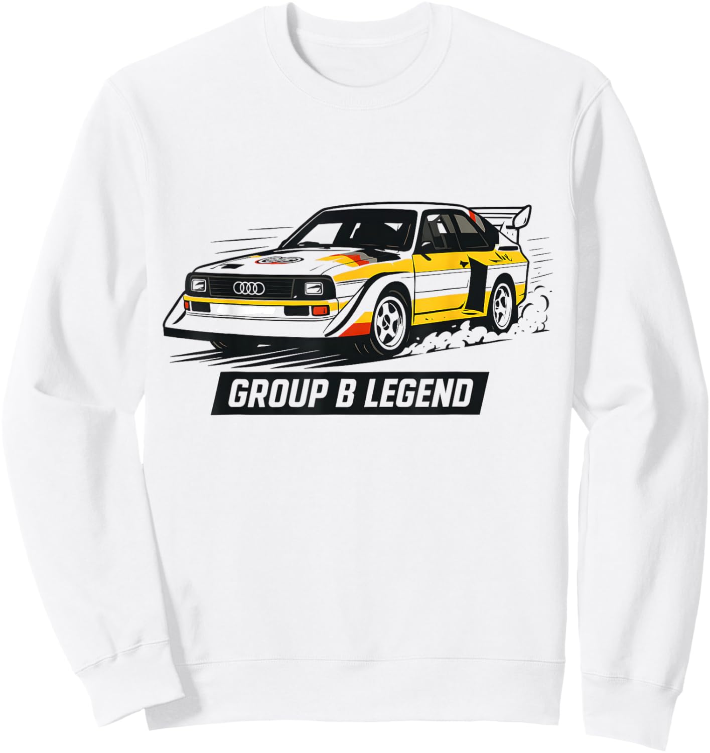 Group B Rally Legend Sweatshirt - Sweatshirt | White