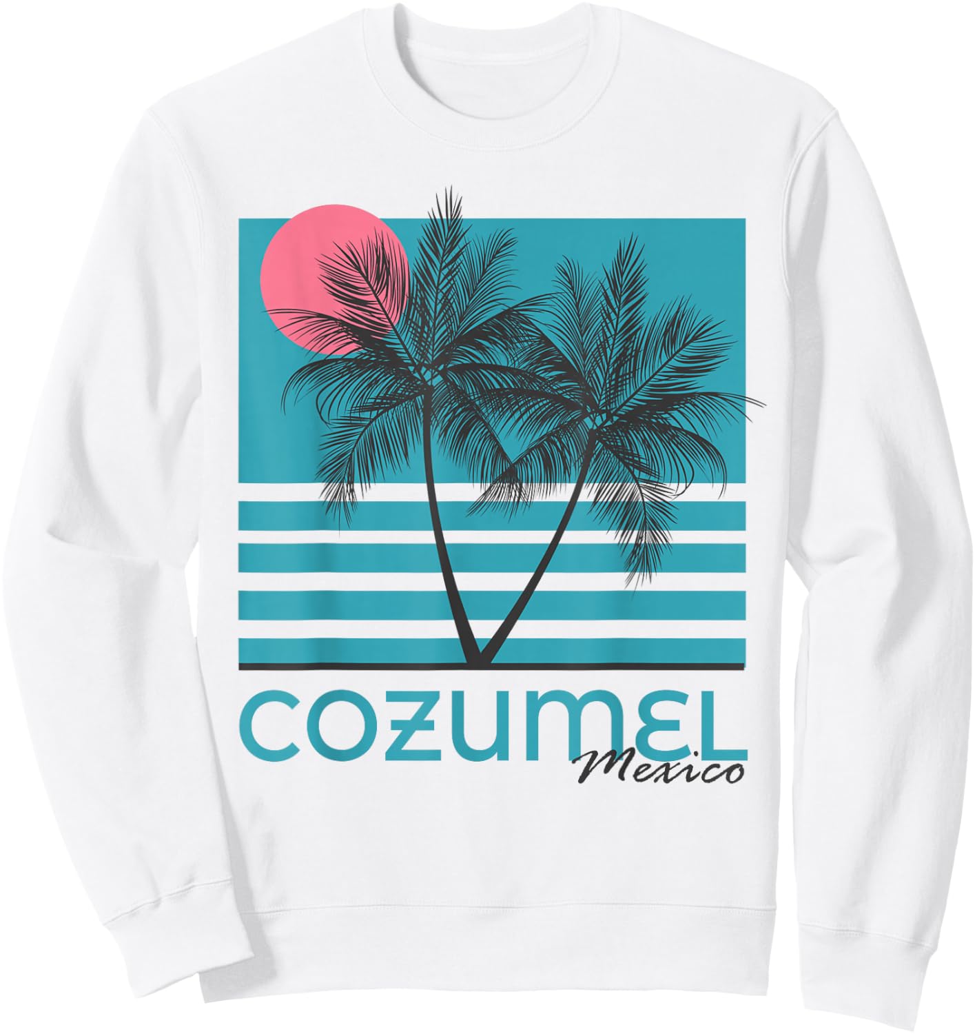Cozumel Mexico T Shirt Vintage Souvenir Sweatshirt - Sweatshirt | White
