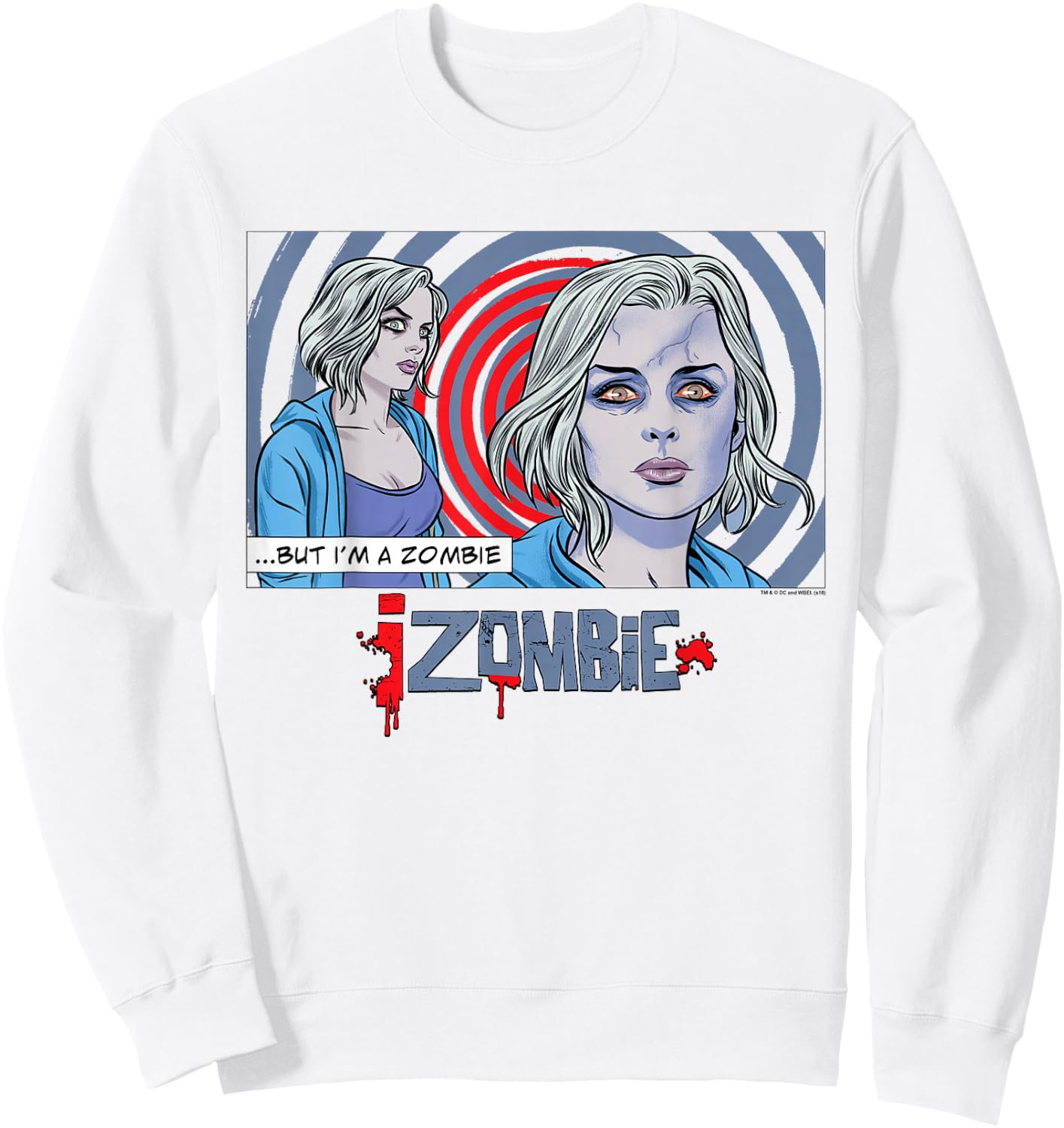 iZombie Liv Panel Sweatshirt - Sweatshirt | White