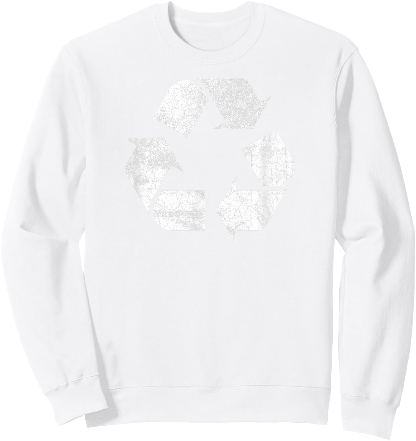 Recycle Sign Shirt Recycle Sweatshirt - Sweatshirt | White