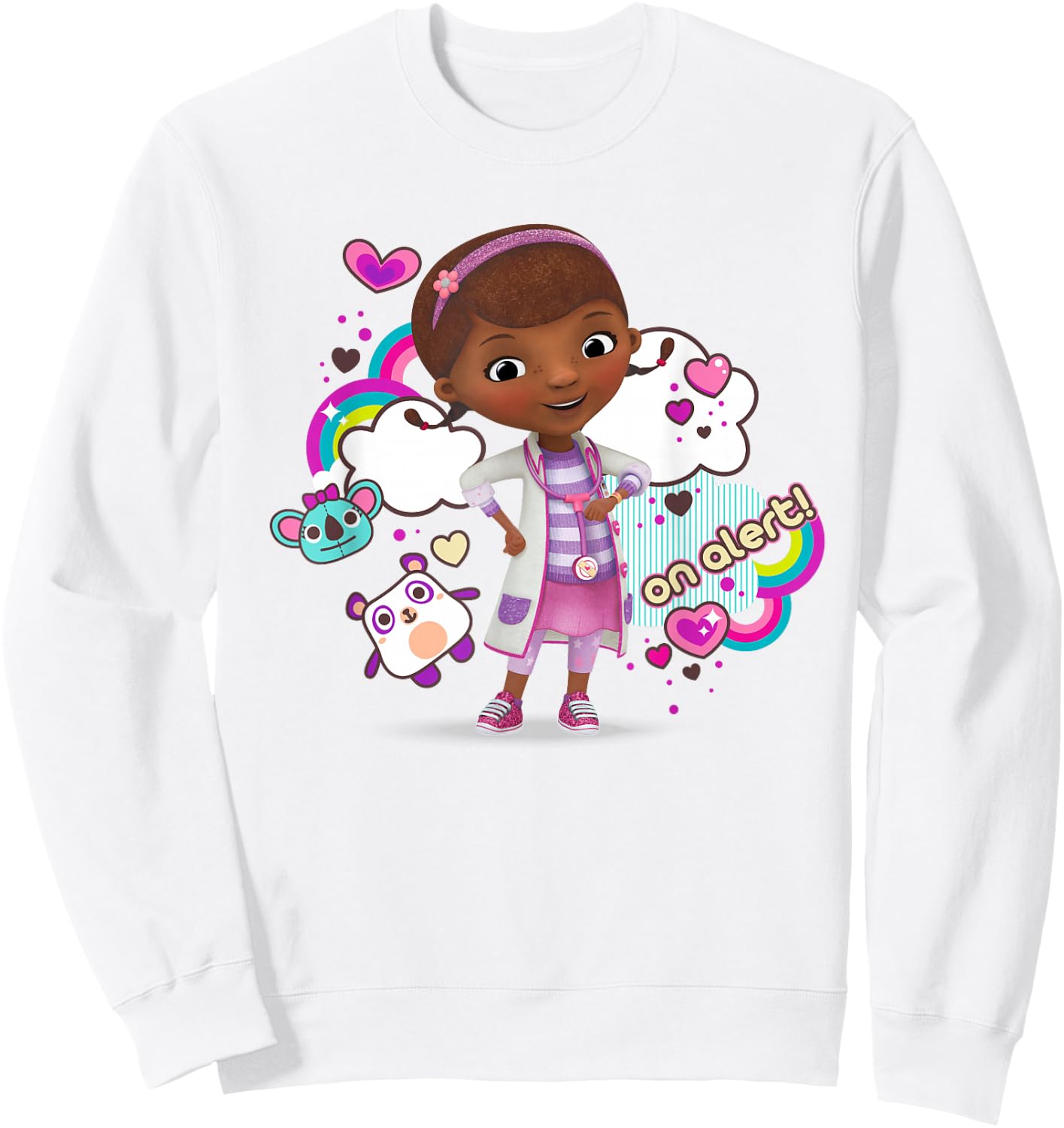 Disney Doc McStuffins On Alert Sweatshirt - Sweatshirt | White