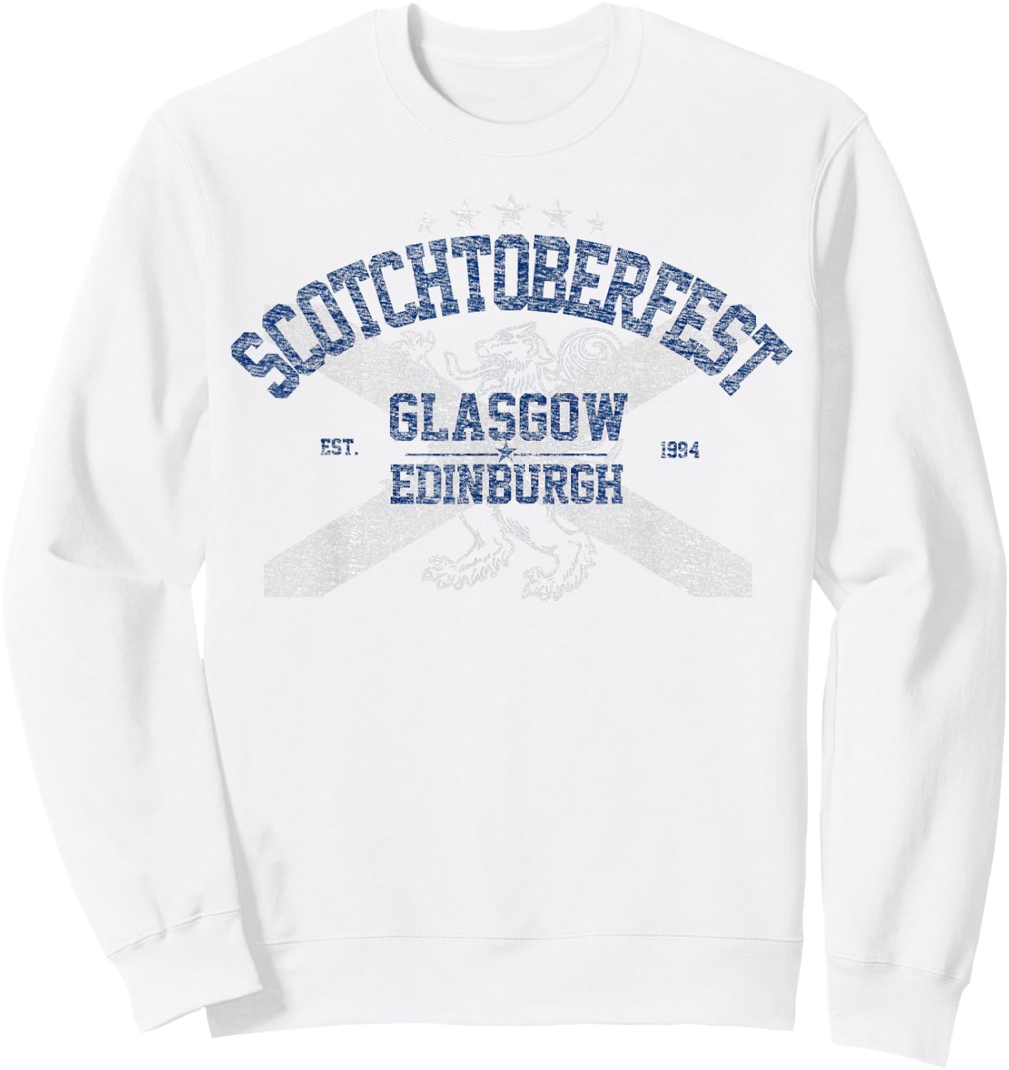 Funny Oktoberfest Scotchtoberfest Scottish Beer T Shirt Sweatshirt - Sweatshirt | White