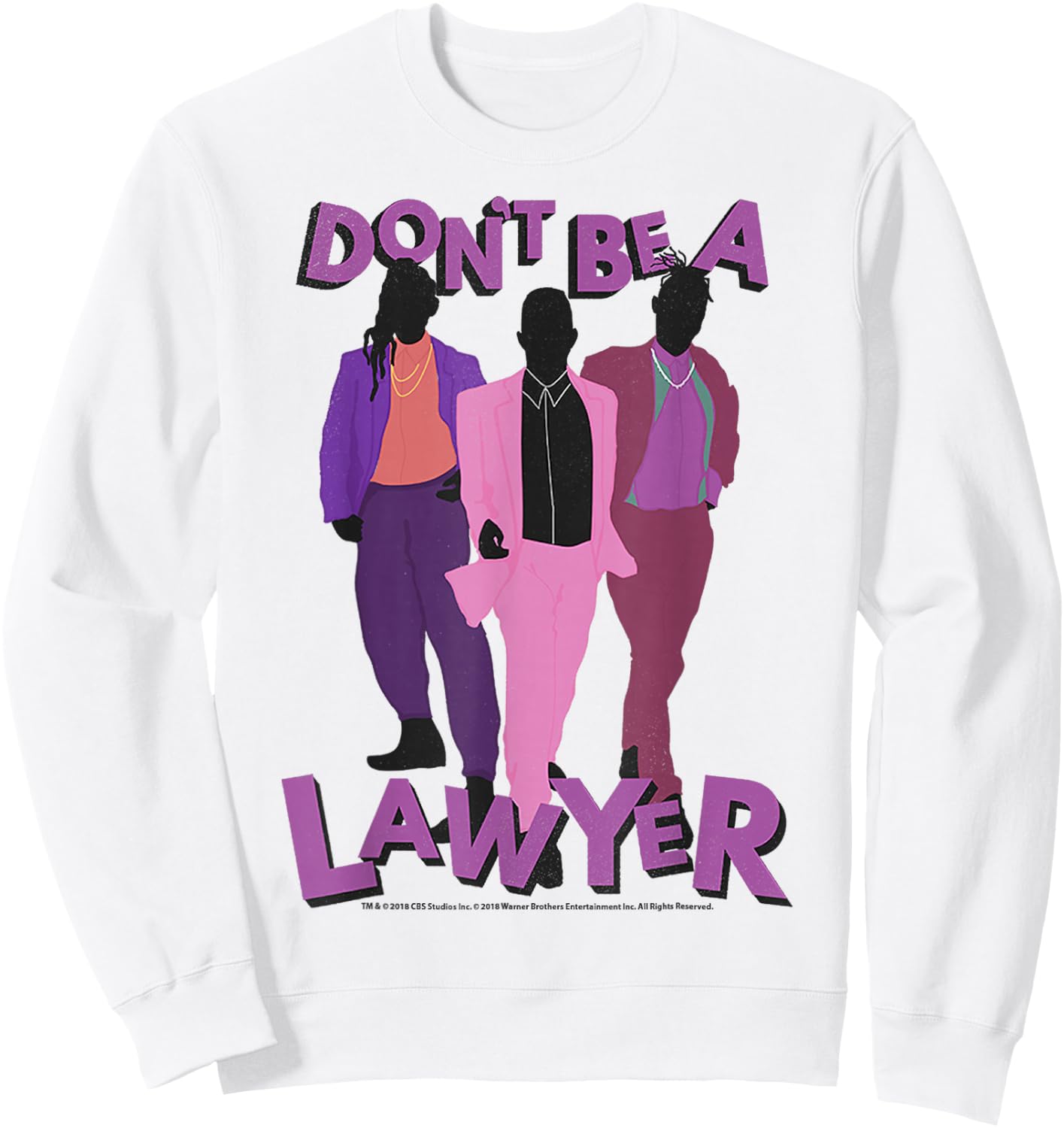 Crazy Ex-Girlfriend Women's Blue Modern Classic Fit Sweatshirt - Sweatshirt | White