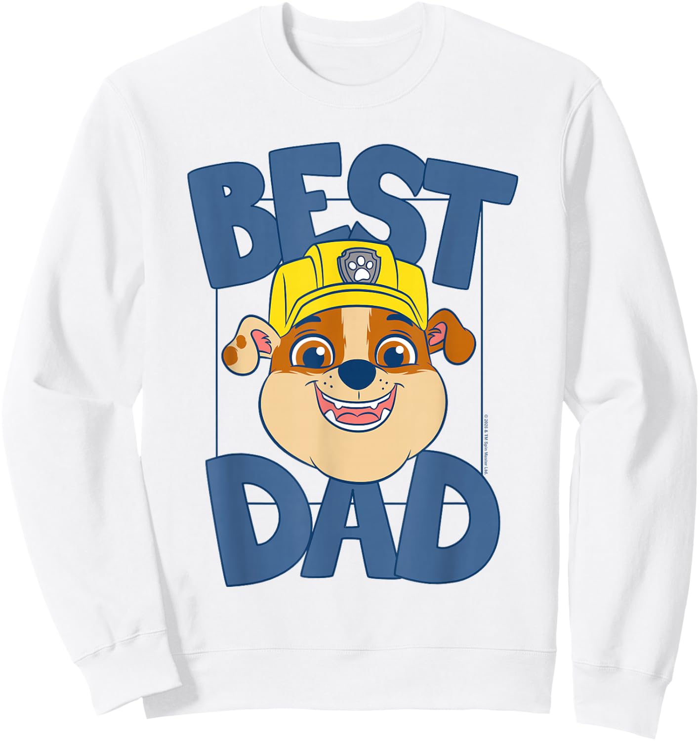 Paw Patrol Father's Day Best Dad Sweatshirt - Sweatshirt | White