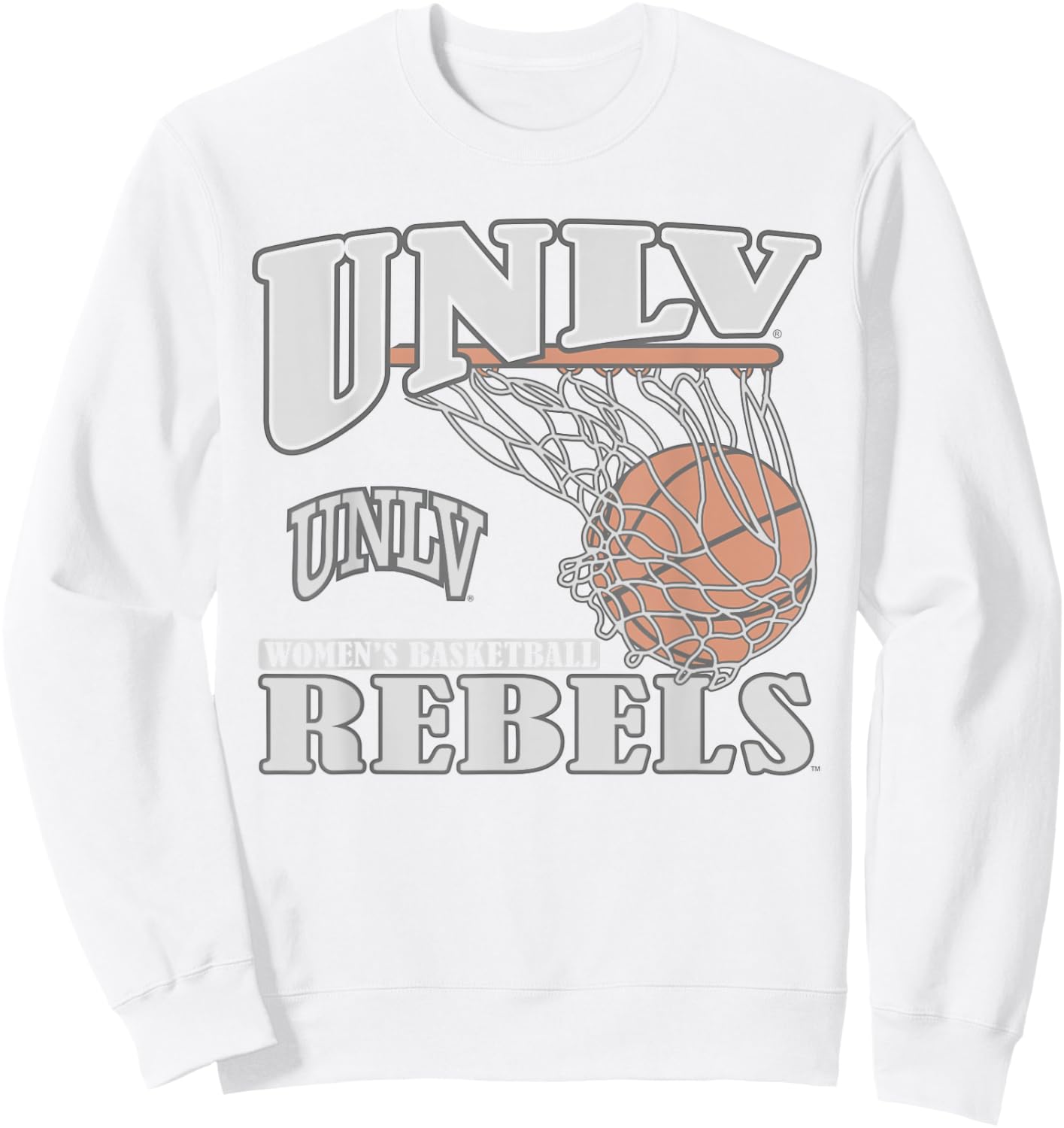 UNLV Rebels Women's Basketball Vintage Lift Sweatshirt - Sweatshirt | White
