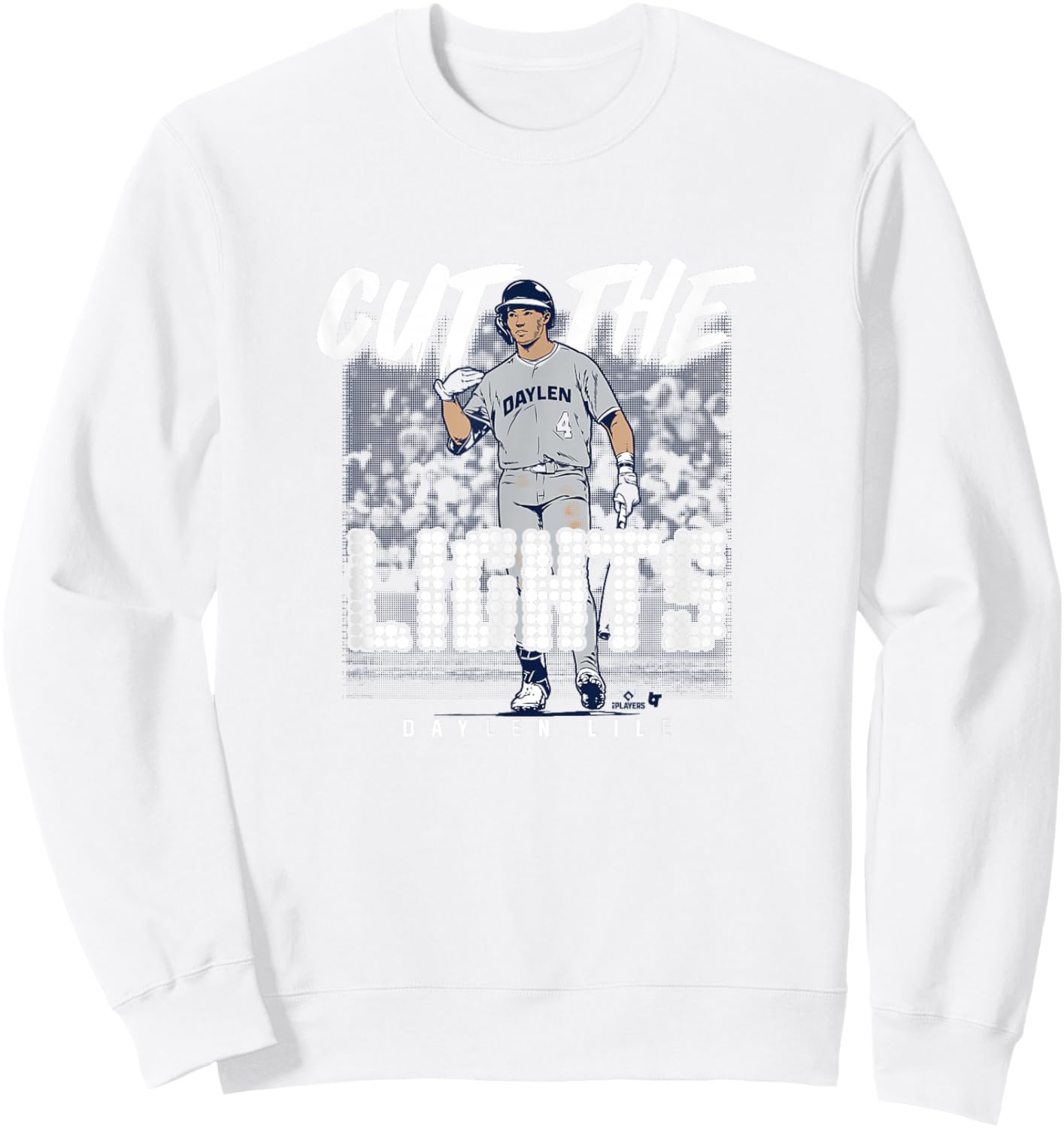 Daylen Lile - Cut the Lights - Washington, D.C. Baseball Sweatshirt - Sweatshirt | White