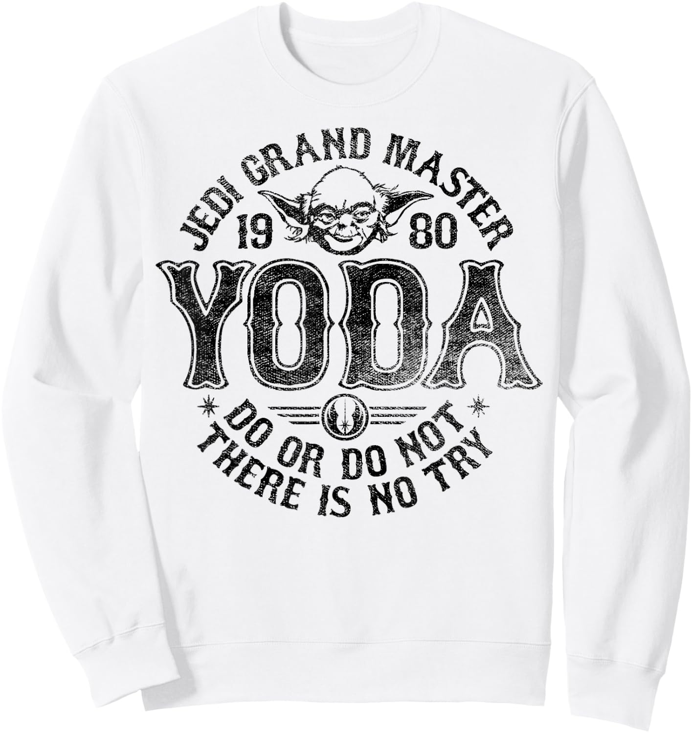 Star Wars Yoda Master 1980 Do Or Do Not Sweatshirt - Sweatshirt | White