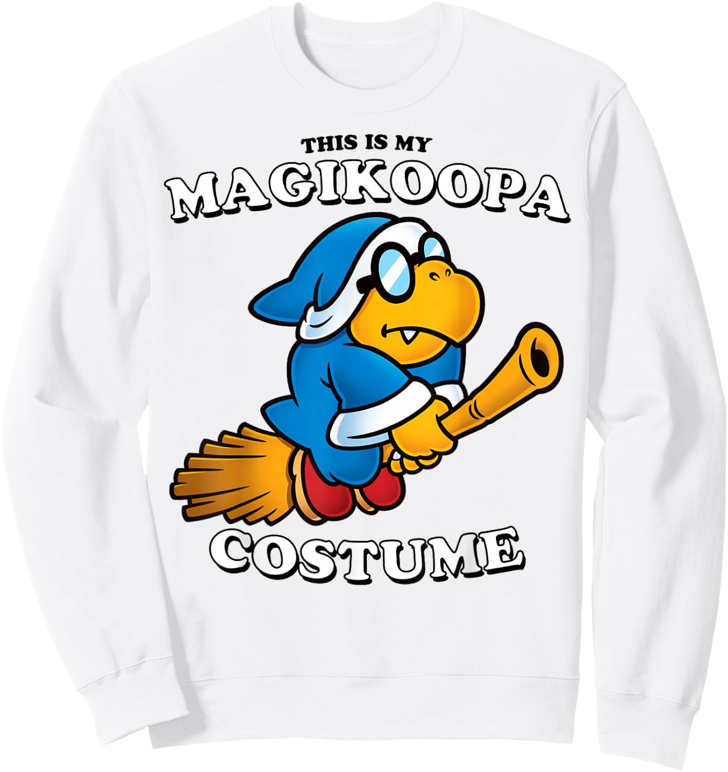 Super Mario Halloween This Is My Magikoopa Costume Sweatshirt - Sweatshirt | White