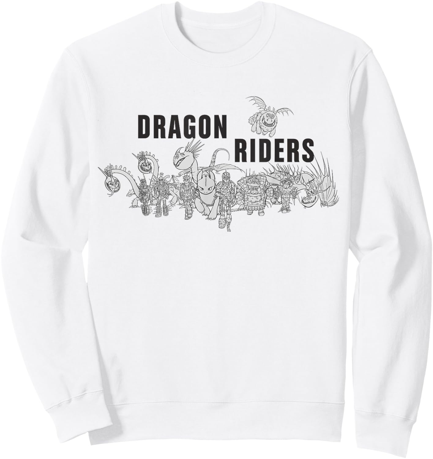How to Train Your Dragon 3 Hidden World Take Flight Sweatshirt - Sweatshirt | White