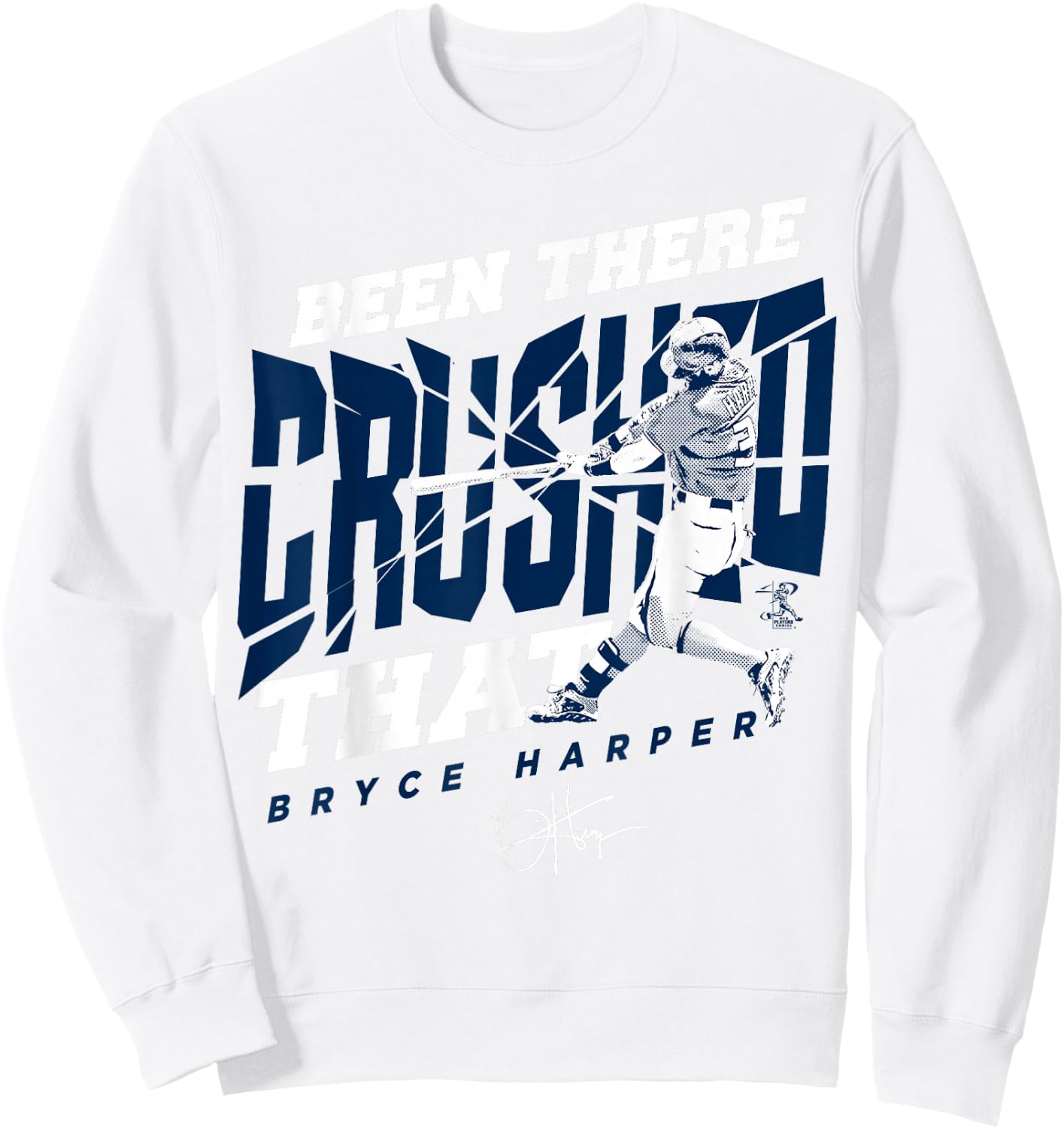 Bryce Harper Crushed That - Apparel Sweatshirt - Sweatshirt | White