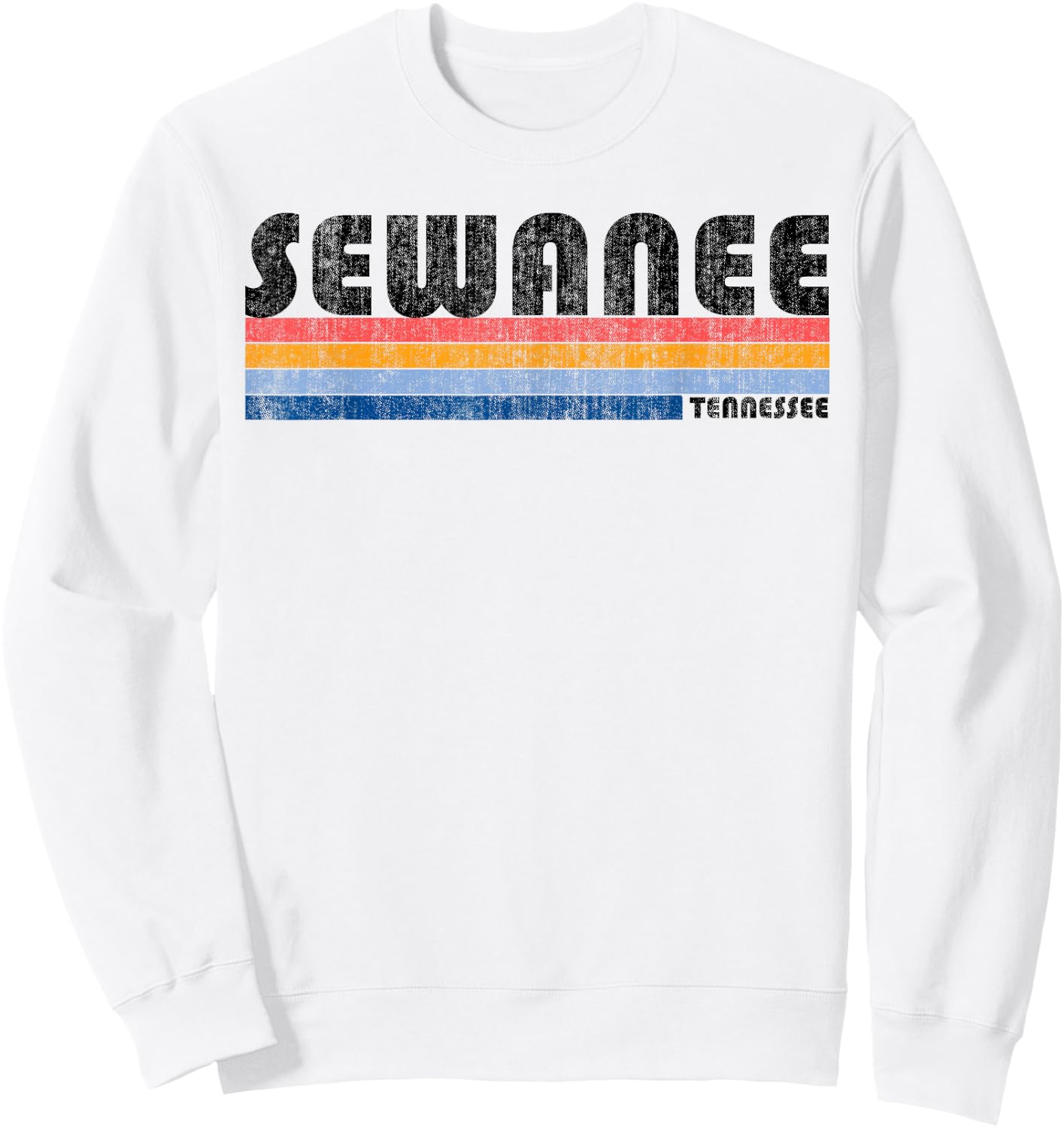 Vintage 1980s Style Sewanee TN T Shirt Sweatshirt - Sweatshirt | White