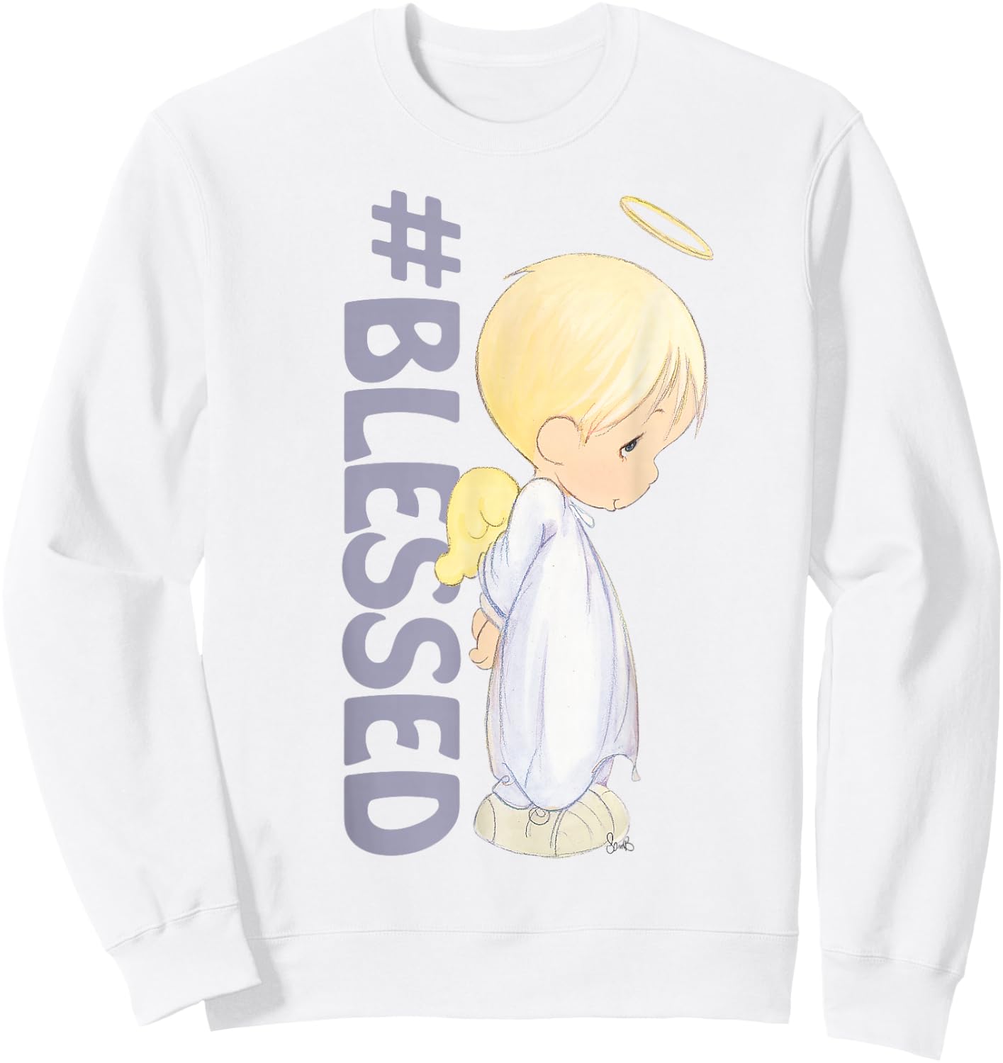 Precious Moments #Blessed Sweatshirt - Sweatshirt | White