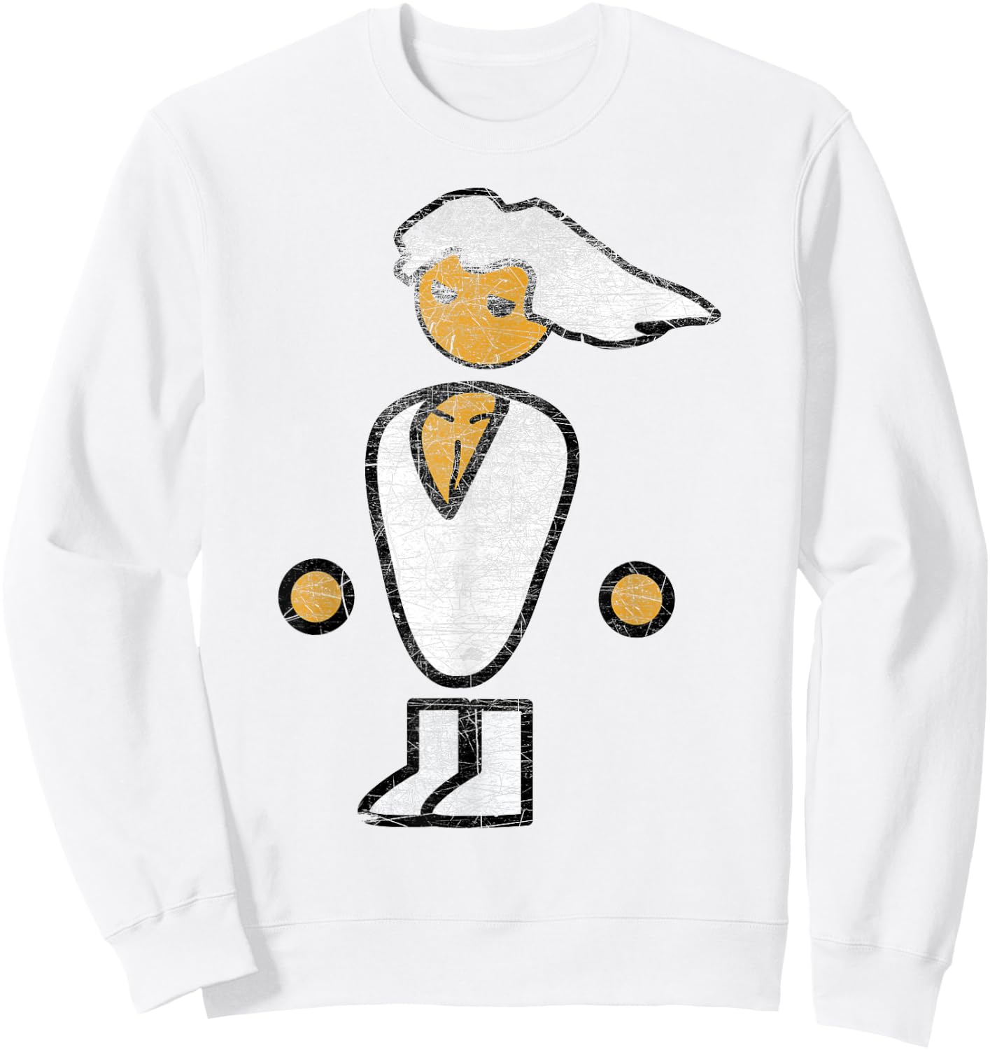 PC Master Race Distressed Vintage Style Shirt Sweatshirt - Sweatshirt | White