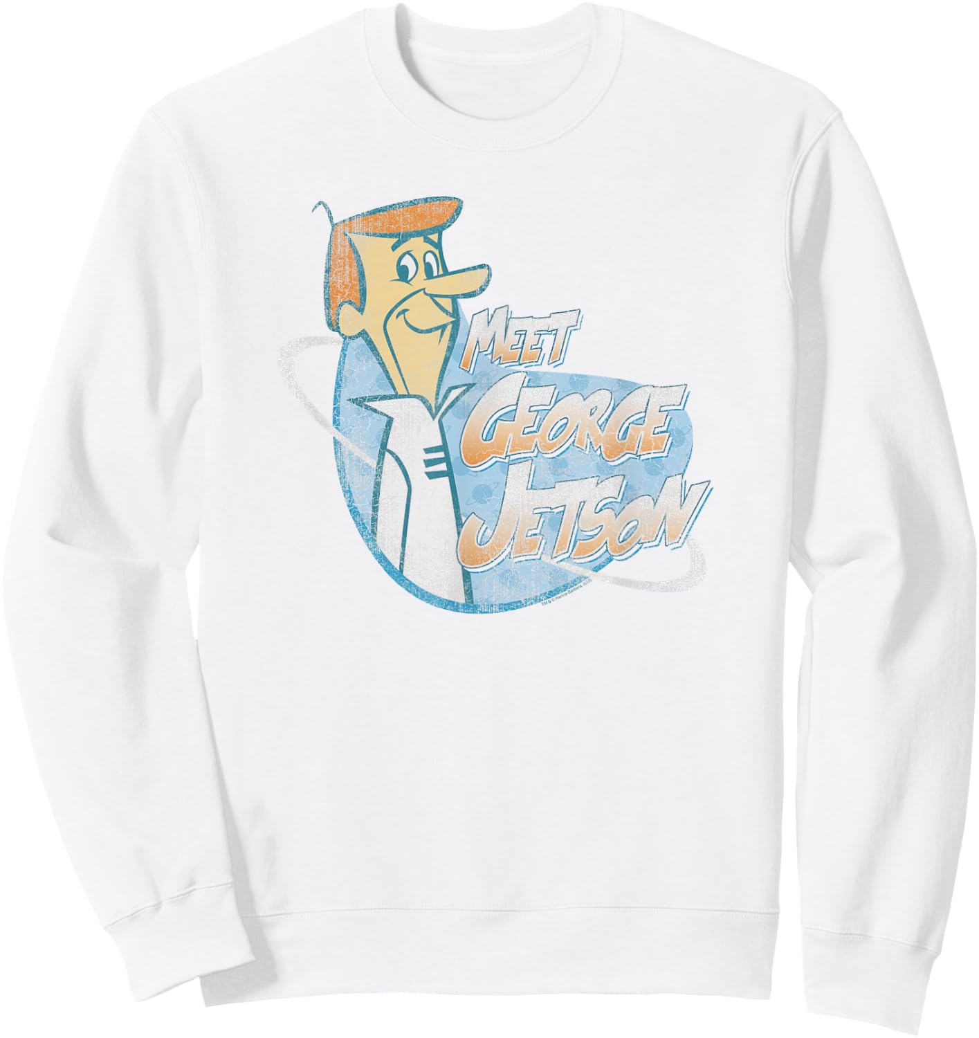 The Jetsons Meet George Jetson Sweatshirt - Sweatshirt | White
