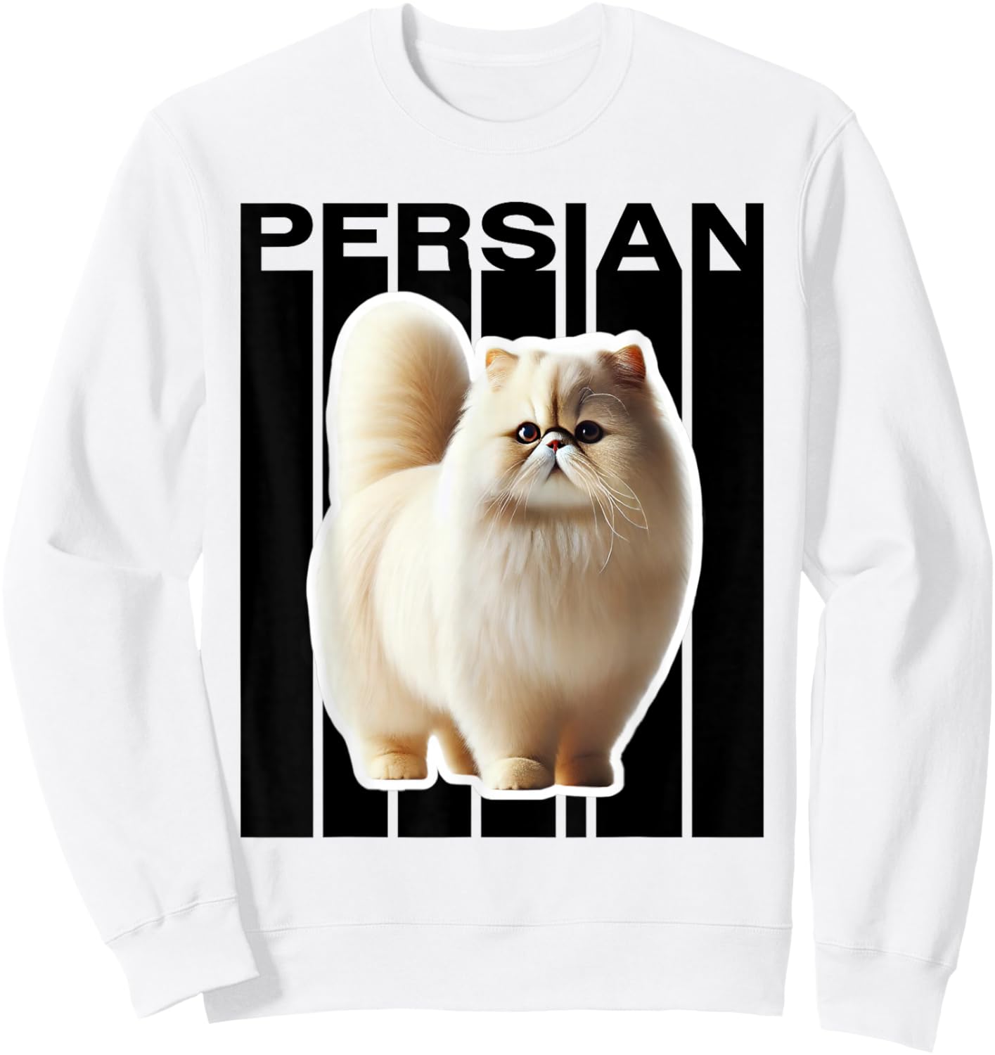 Persian Cat Lovers Sweatshirt - Sweatshirt | White