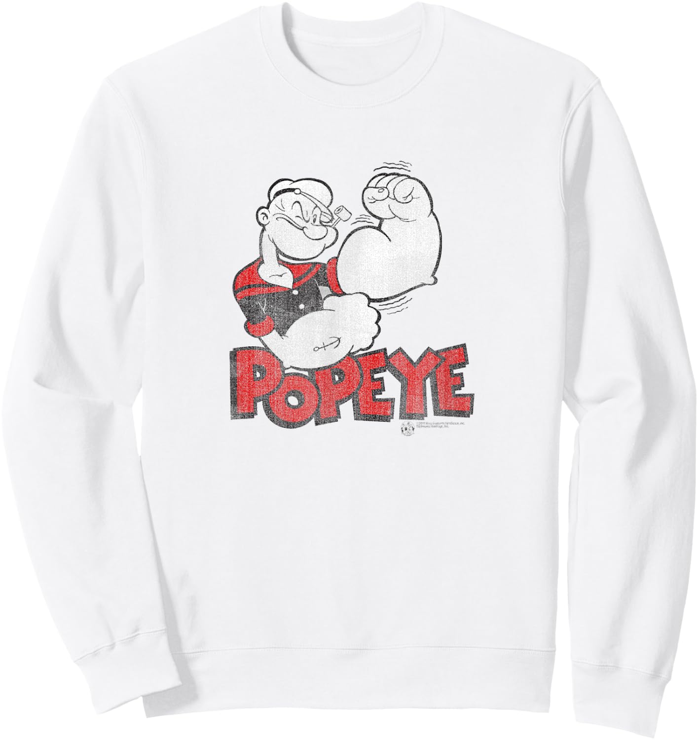 Popeye #36747 Sweatshirt - Sweatshirt | White