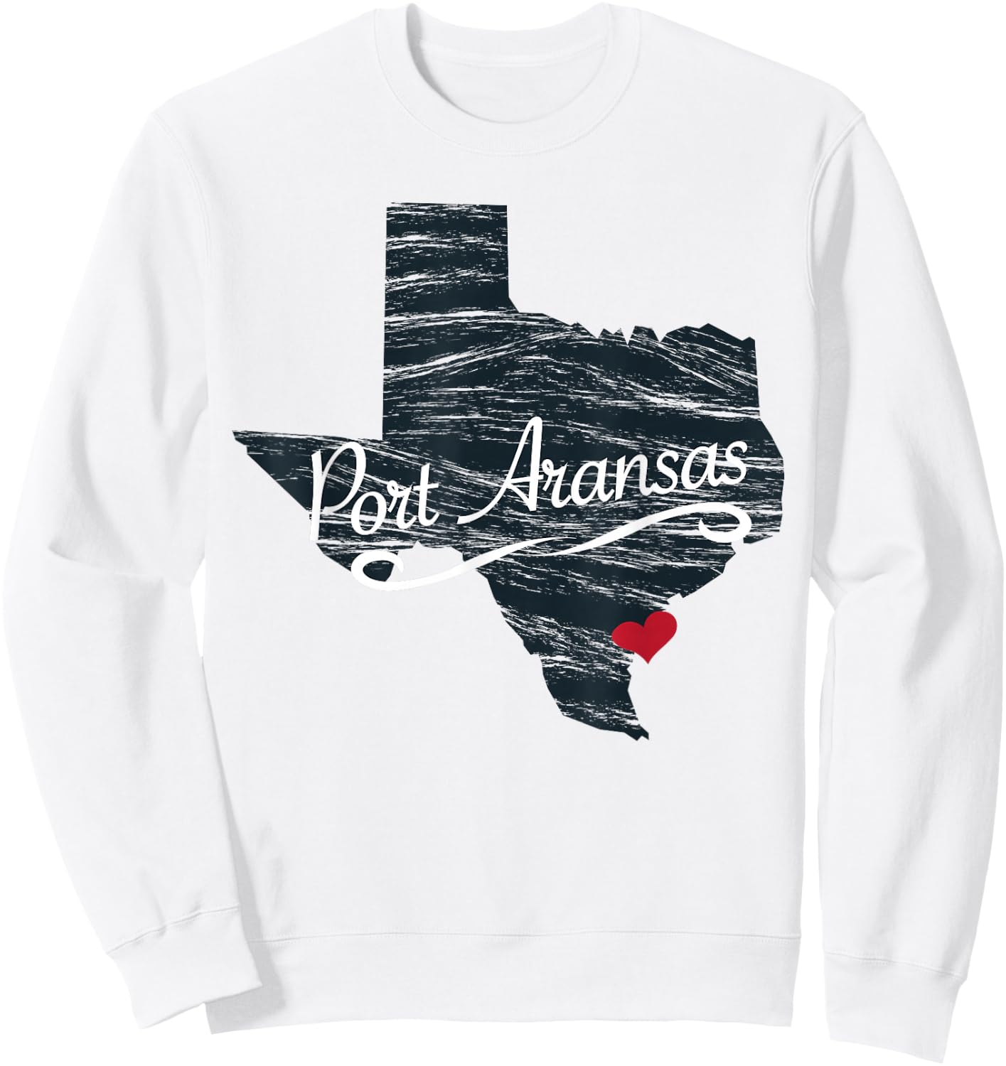 Port Aransas Texas TX Gift - Men's Women's Kid's Sweatshirt - Sweatshirt | White