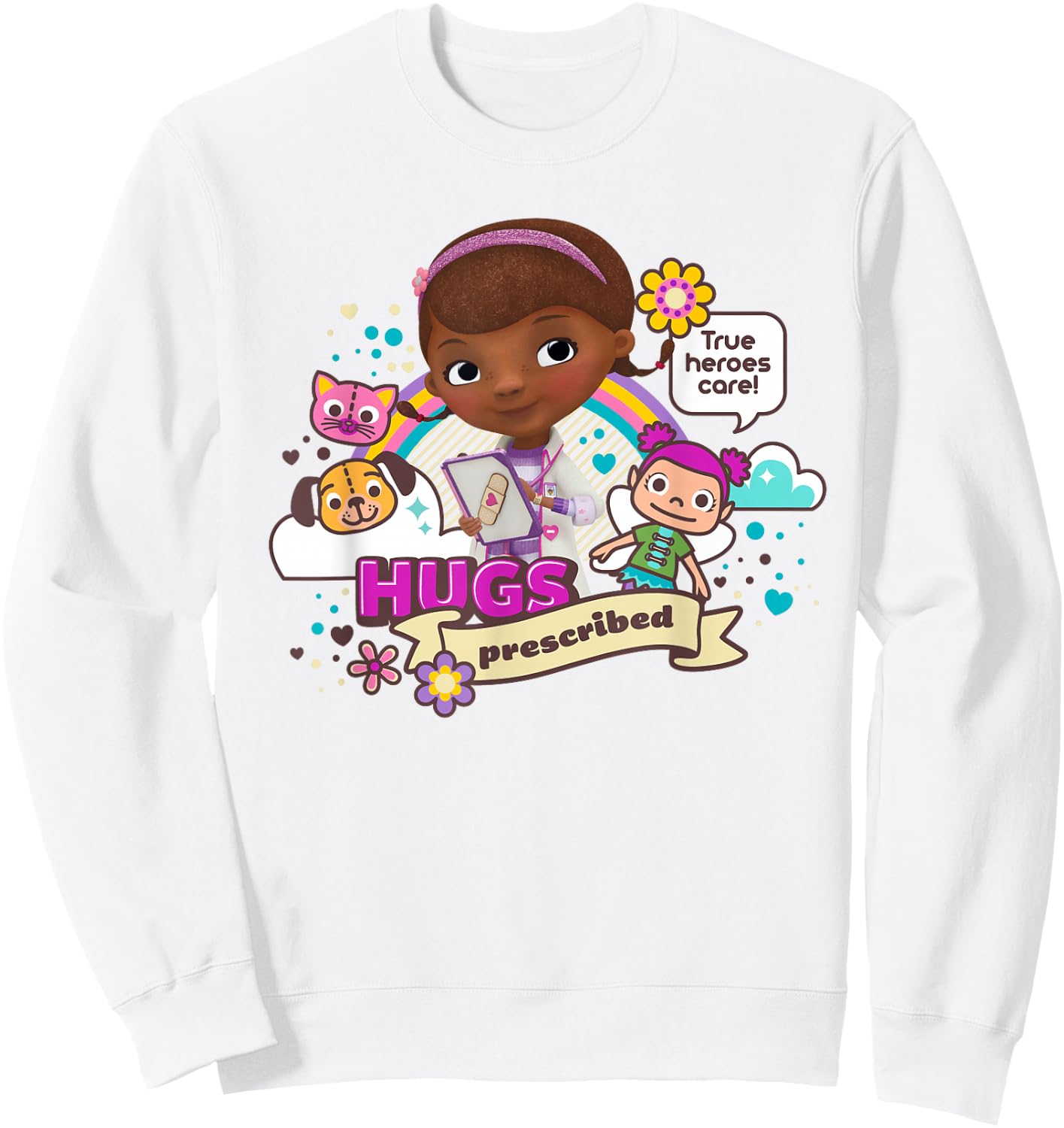 Disney Doc McStuffins Hugs Prescribed Sweatshirt - Sweatshirt | White