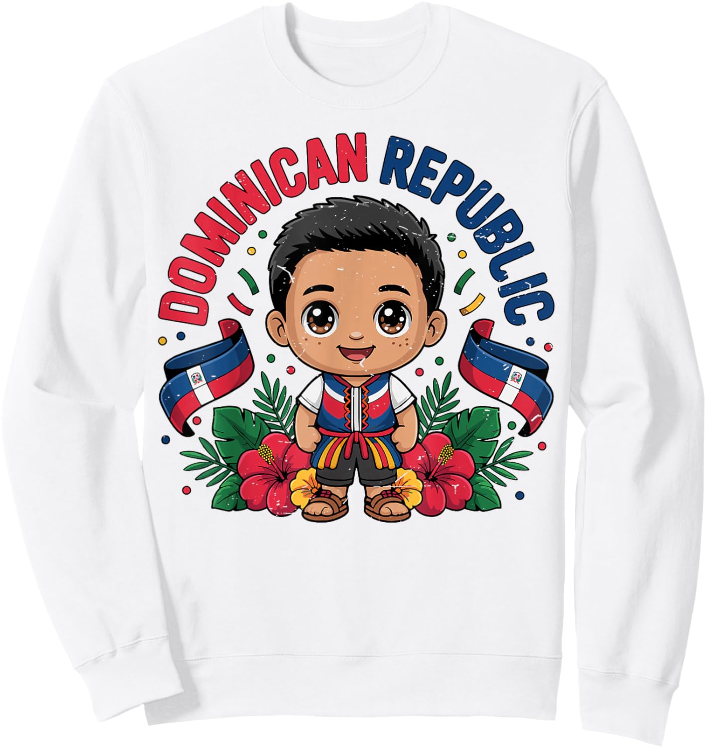 White Dominican Republic Toddler Boy Republica Dominicana Sweatshirt - Sweatshirt | White